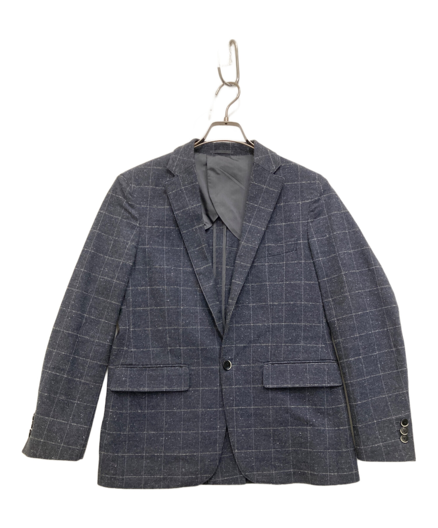 い*ん様 未使用新品 EDIFICE ダブルスーツ 44サイズ 日本製 チョーク 未使用新品 EDIFICE ダブルスーツ 44サイズ 日本製 チョークストライプ