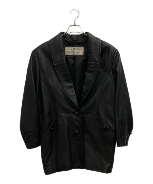 ハラジュクマザー HARAJUKU Mother ミンク ボンバー ジャケット 中古・古着通販】harajuku mother (ハラジュクマザー) ラムレザー