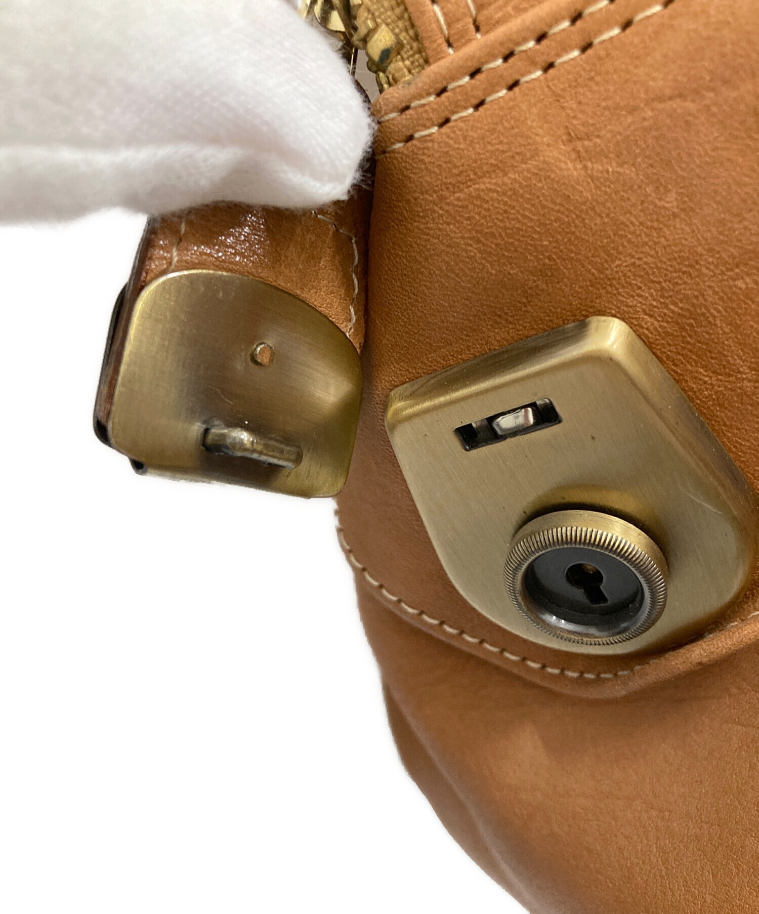 中古・古着通販】PORTER (ポーター) オールレザーボストンバッグ