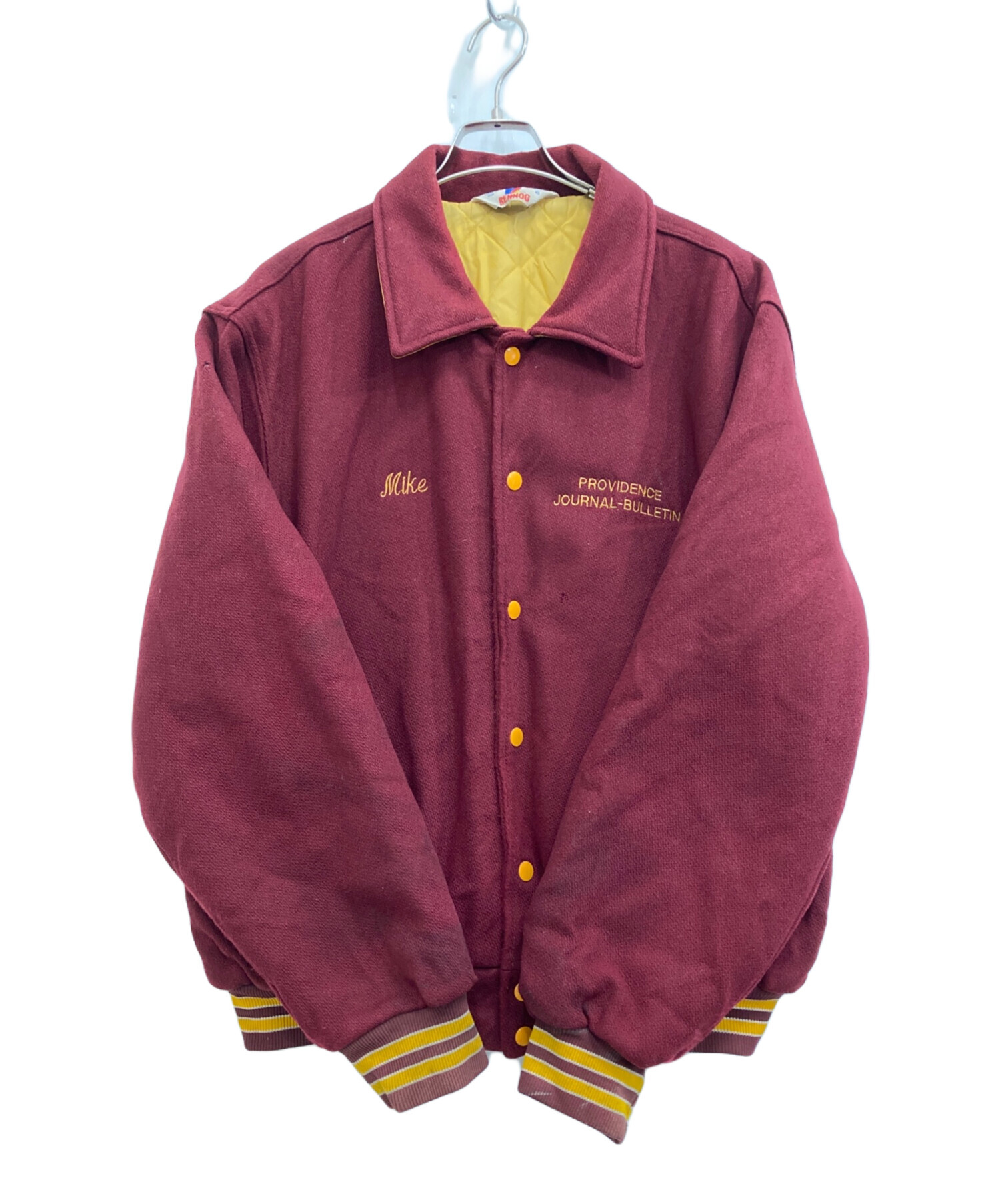 中古・古着通販】Rennoc (レノック) スタジャン レッド サイズ:XL