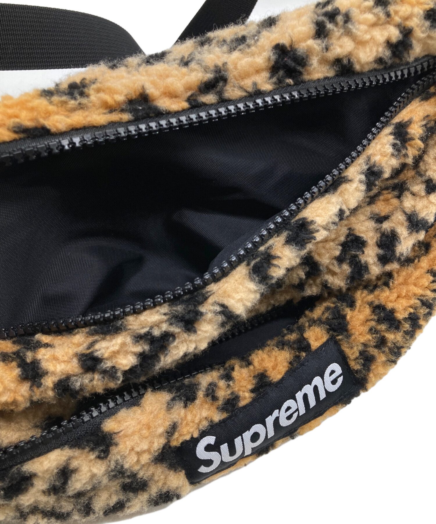 中古・古着通販】SUPREME (シュプリーム) Leopard Fleece Waist Bag