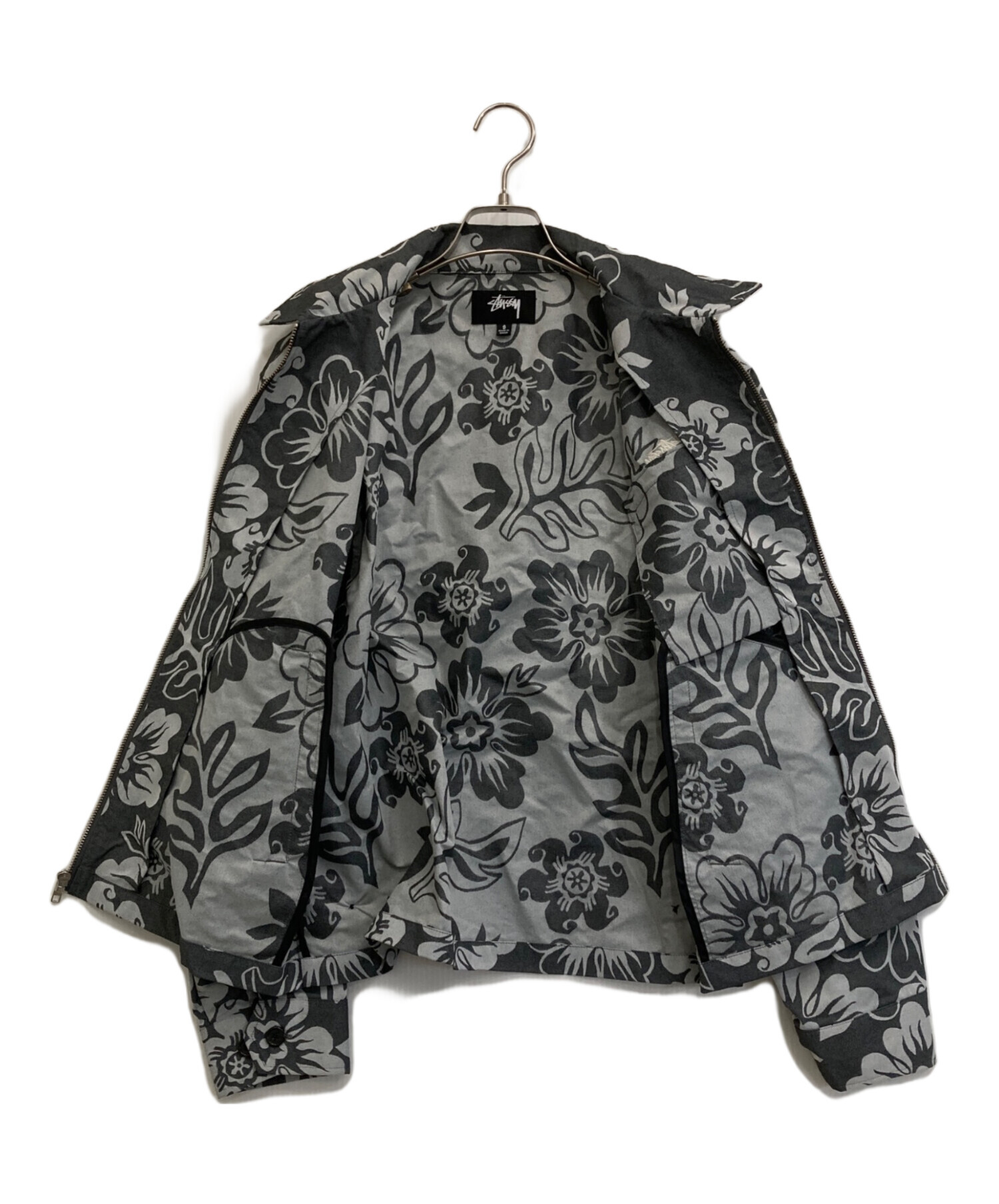 中古・古着通販】stussy (ステューシー) 花柄ナイロンジャケット