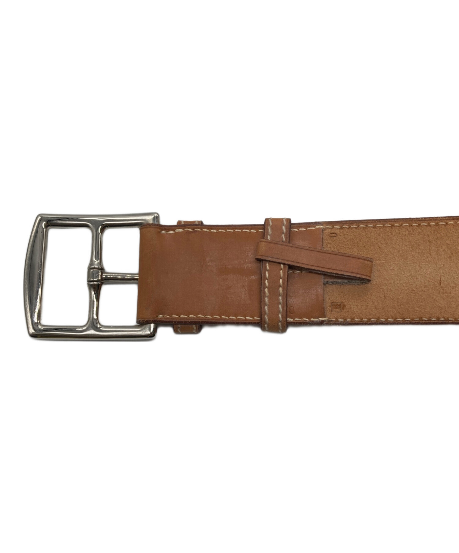 中古・古着通販】HERMES (エルメス) レザーベルト ブラウン｜ブランド