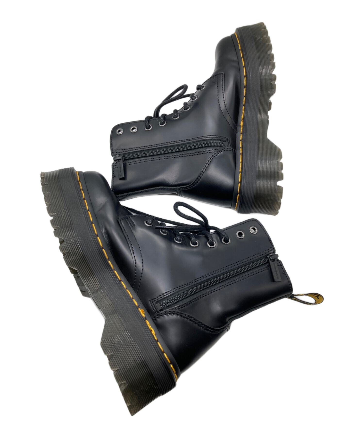美品Dr.Martens ドクターマーチン 8ホール23cm　ブラック　UK4 中古・古着通販】Dr.Martens (ドクターマーチン) 8ホールブーツ