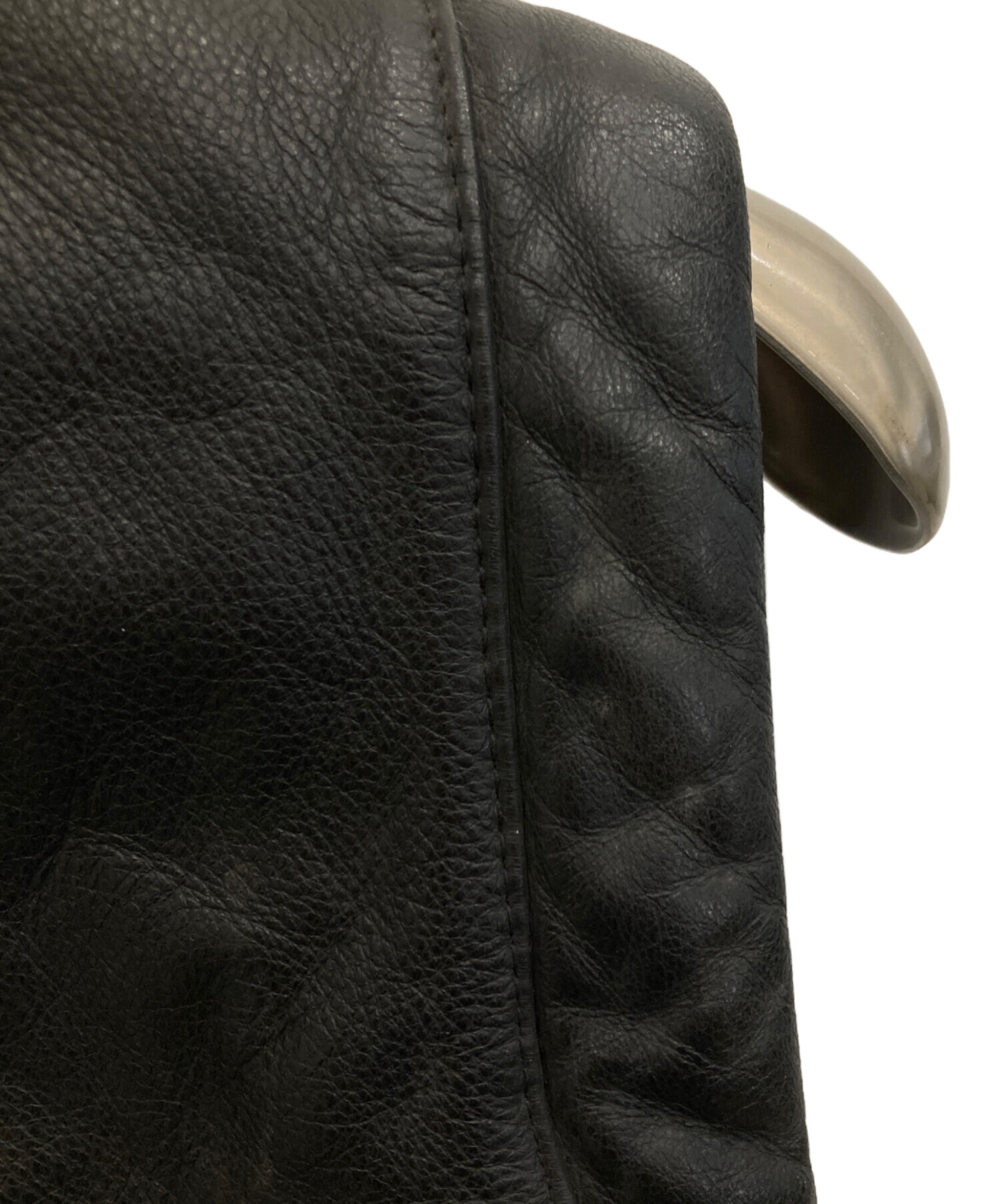 ☆レザーベスト ヨーロッパ UK古着 ECHTES LEDER 本革 ブラック