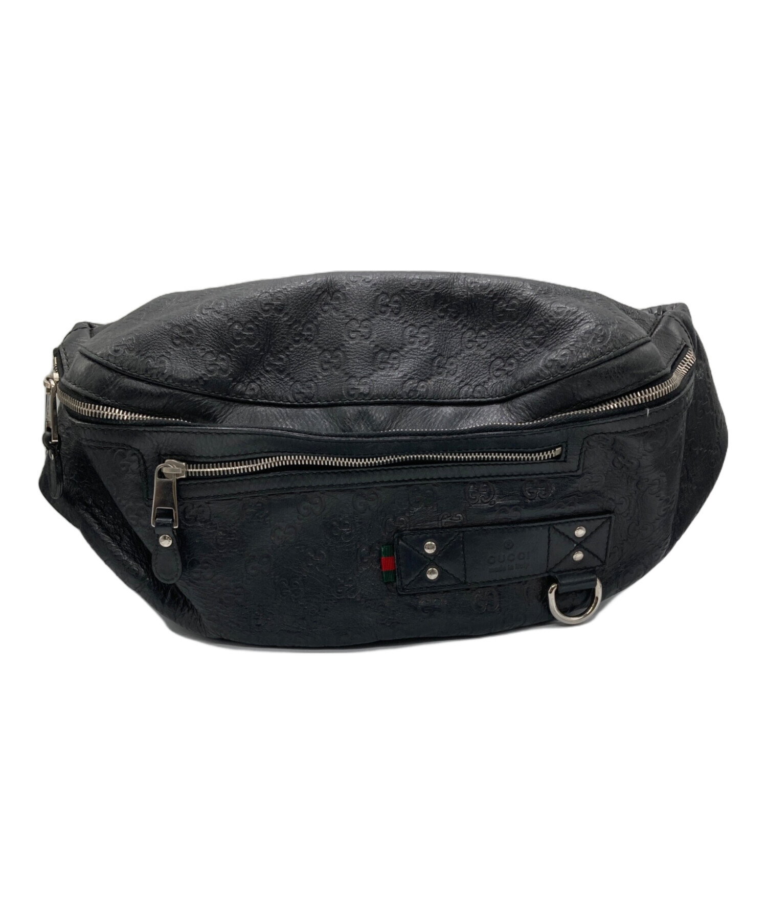 中古・古着通販】GUCCI (グッチ) ボディバッグ ブラック｜ブランド