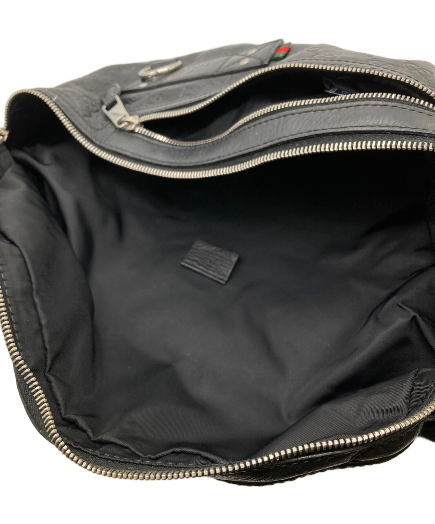 中古・古着通販】GUCCI (グッチ) ボディバッグ ブラック｜ブランド