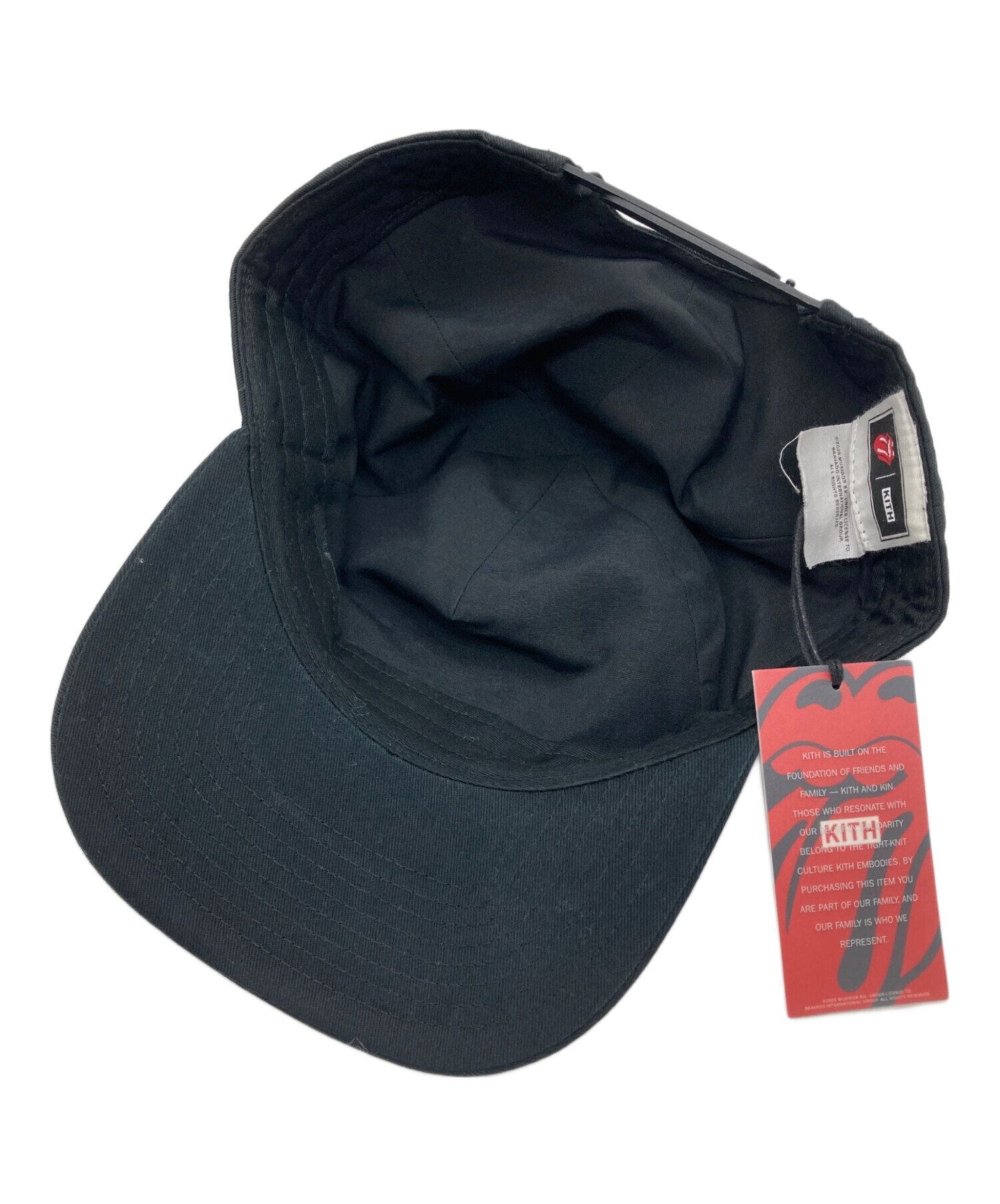 中古・古着通販】KITH (キス) キャップ ブラック サイズ:F｜ブランド