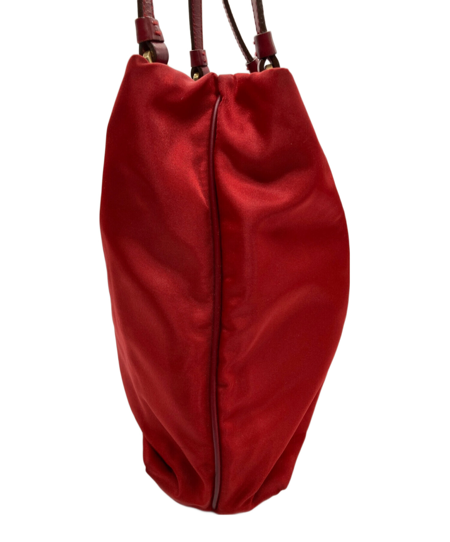 中古・古着通販】PRADA (プラダ) ハンドバッグ レッド｜ブランド・古着