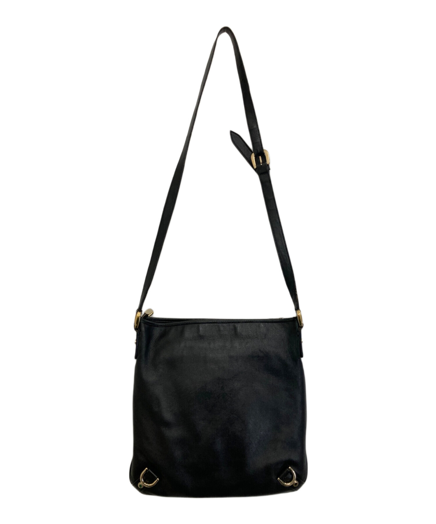 GUCCI ショルダーバッグ 中古・古着通販】GUCCI (グッチ) ショルダーバッグ ブラック｜ブランド