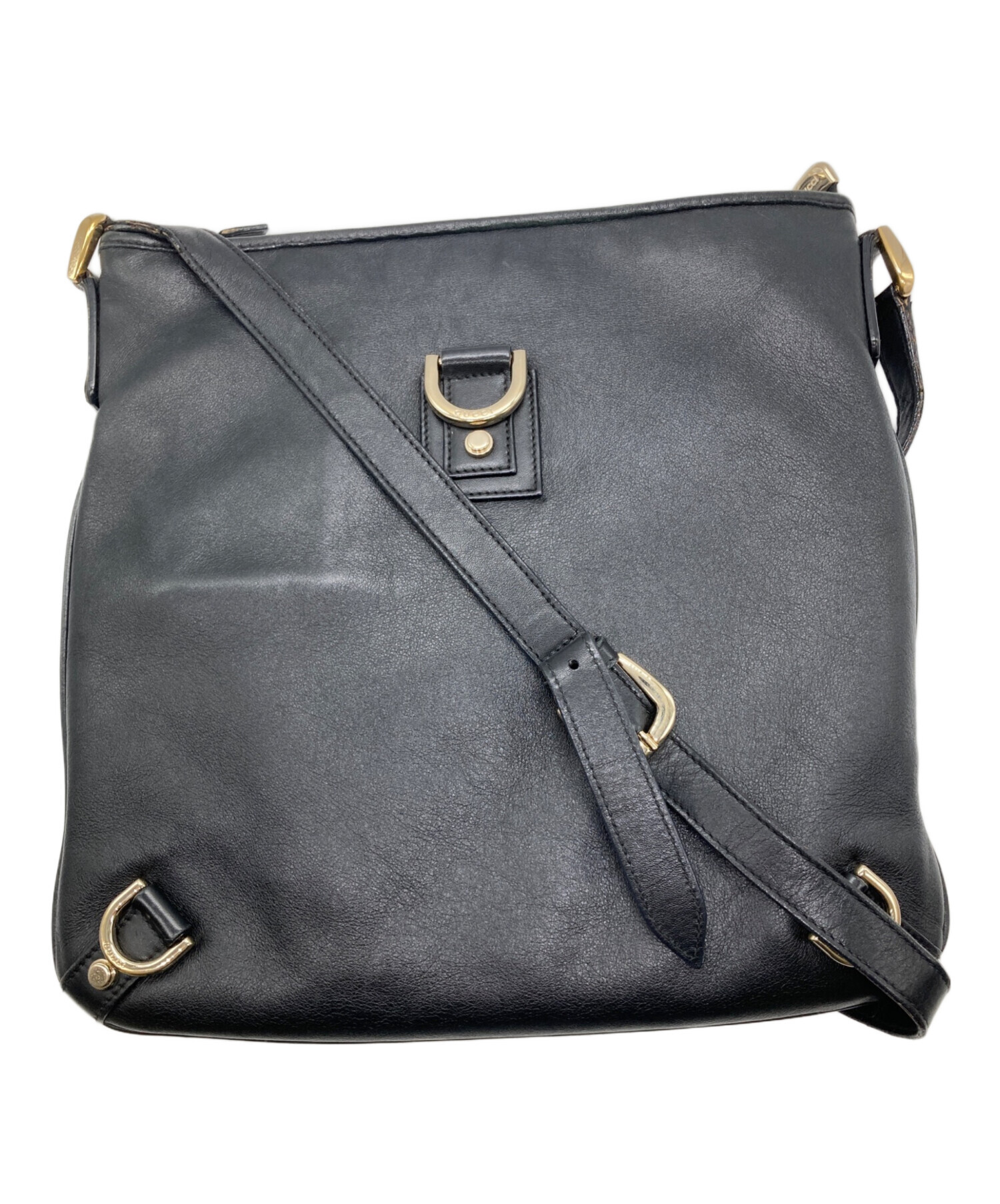 中古・古着通販】GUCCI (グッチ) ショルダーバッグ ブラック｜ブランド