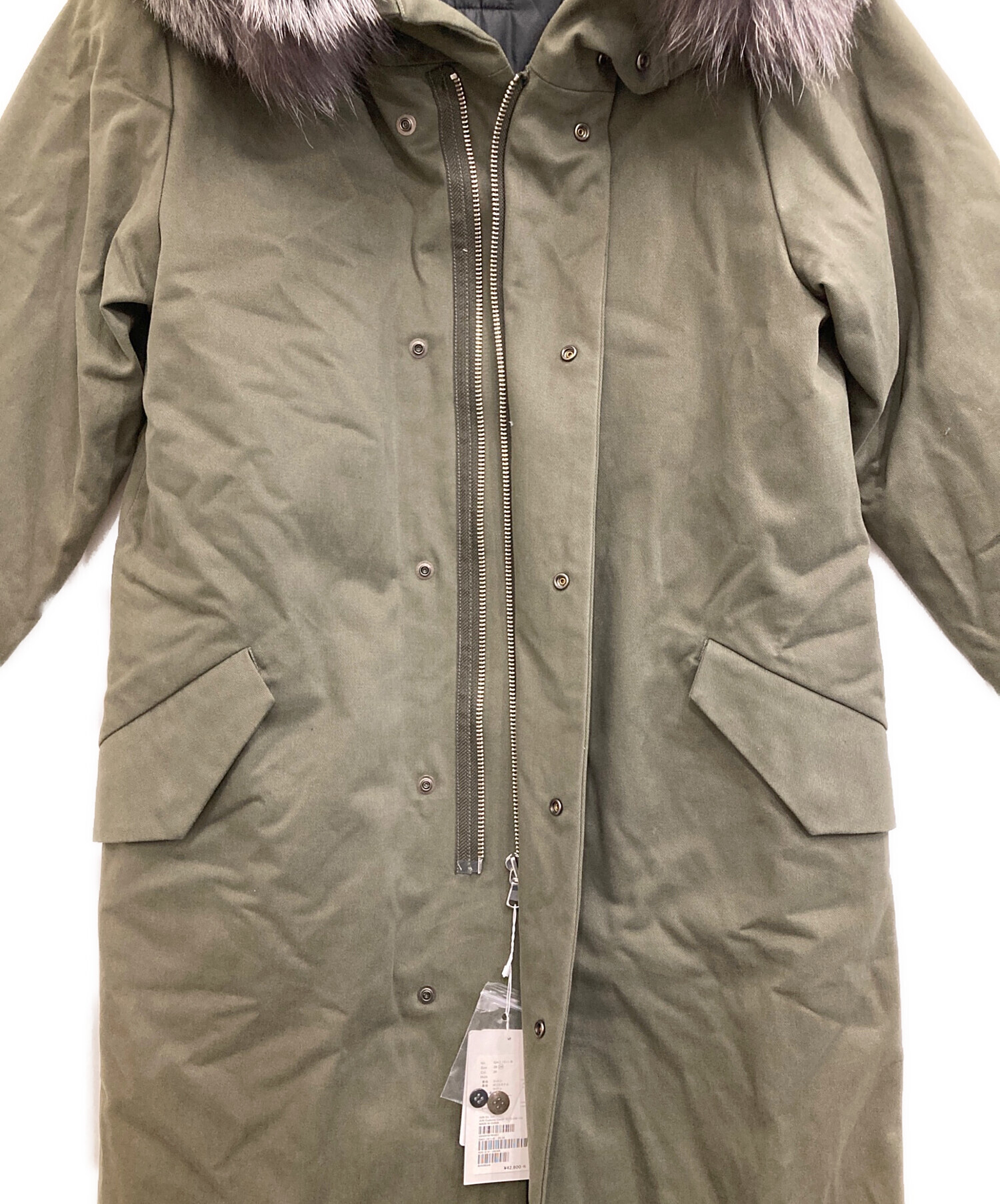 中古・古着通販】Adam et Rope (アダム エ ロペ) モッズコート カーキ