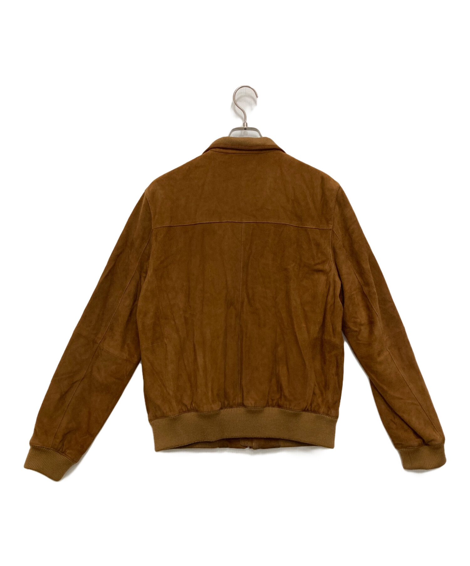 Brooks Brothers スエード ブルゾン ジャケット 山羊革　ブラウン 中古・古着通販】BROOKS BROTHERS (ブルックスブラザーズ) スエード