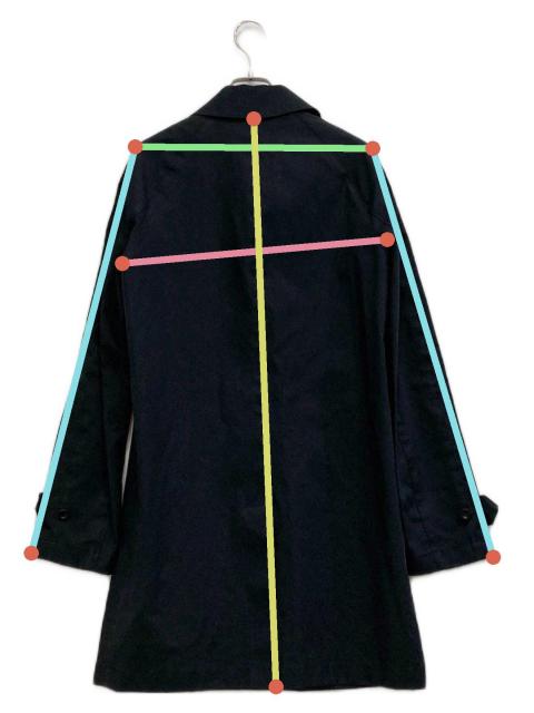 中古・古着通販】GUCCI (グッチ) ステンカラーコート ネイビー サイズ