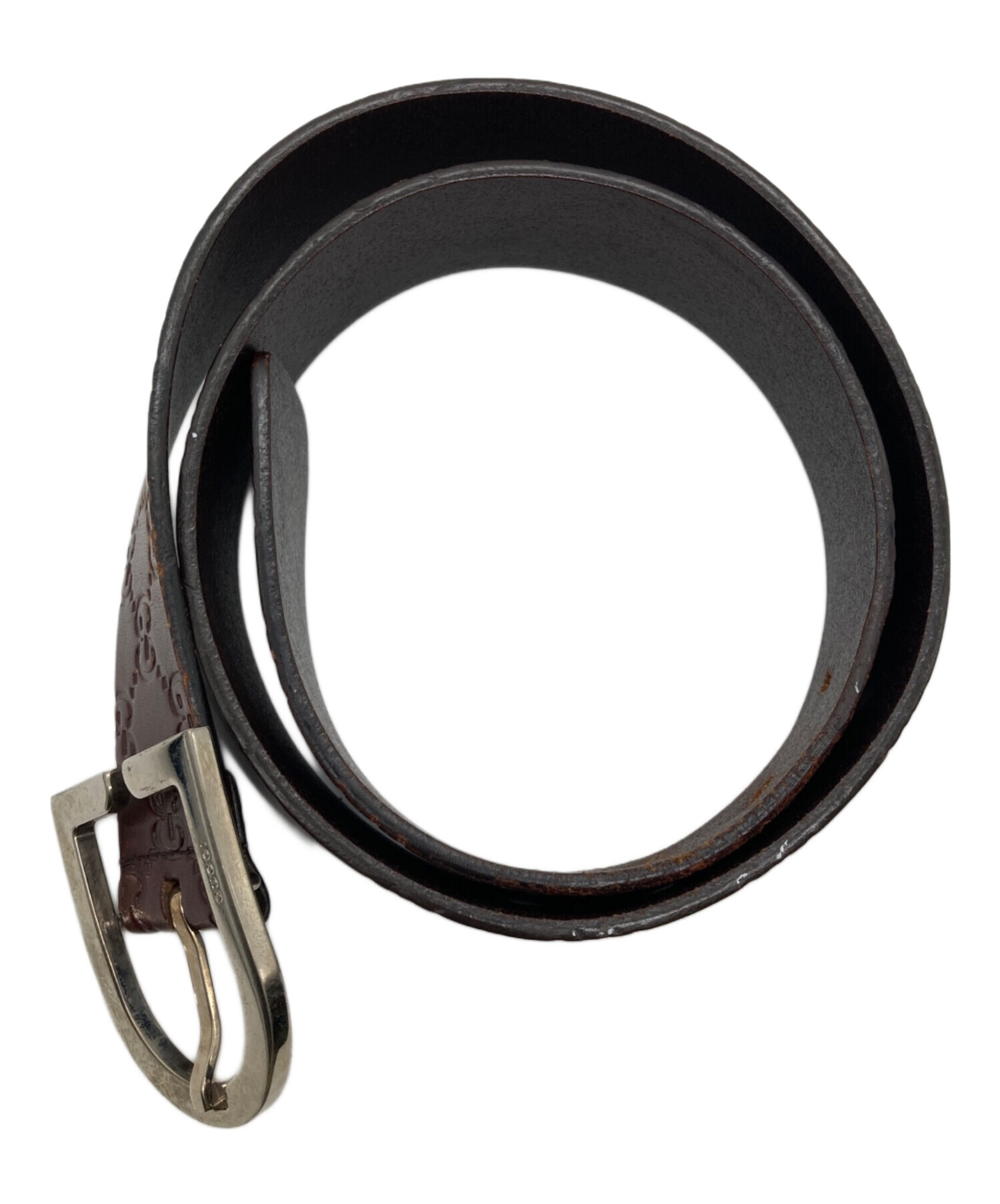 中古・古着通販】GUCCI (グッチ) GGベルト ブラウン｜ブランド・古着