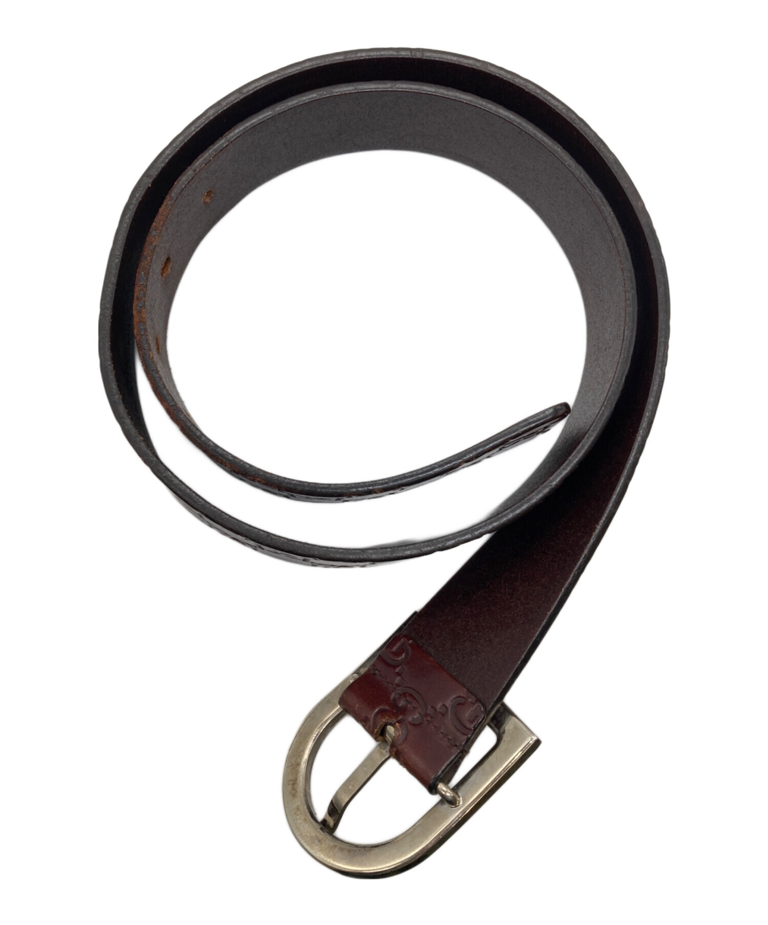 中古・古着通販】GUCCI (グッチ) GGベルト ブラウン｜ブランド・古着