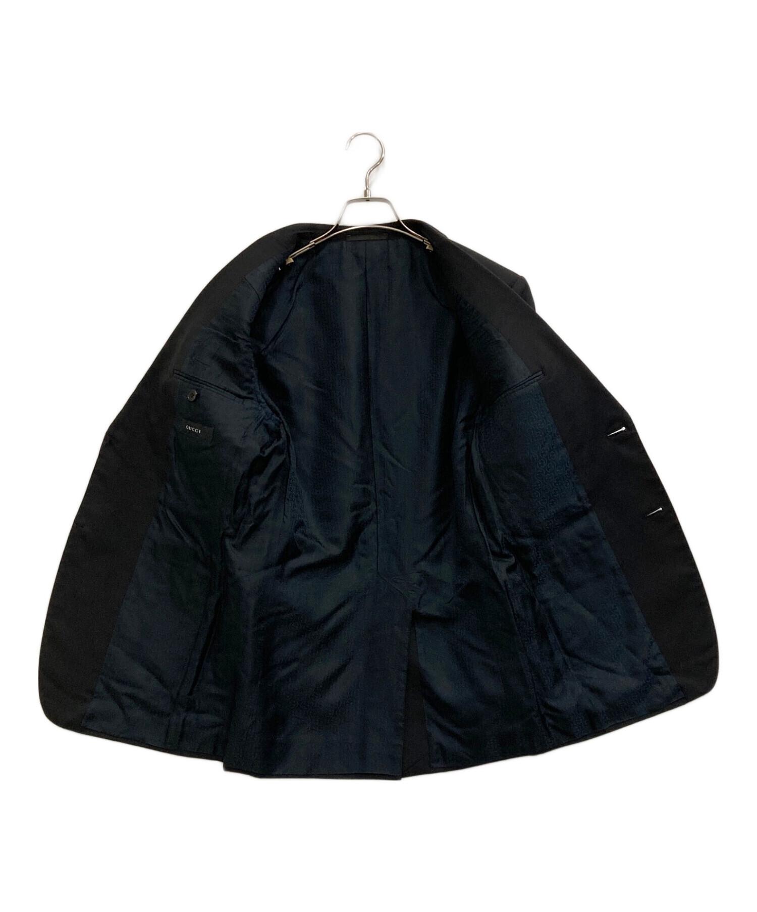 中古・古着通販】GUCCI (グッチ) テーラードジャケット ブラック