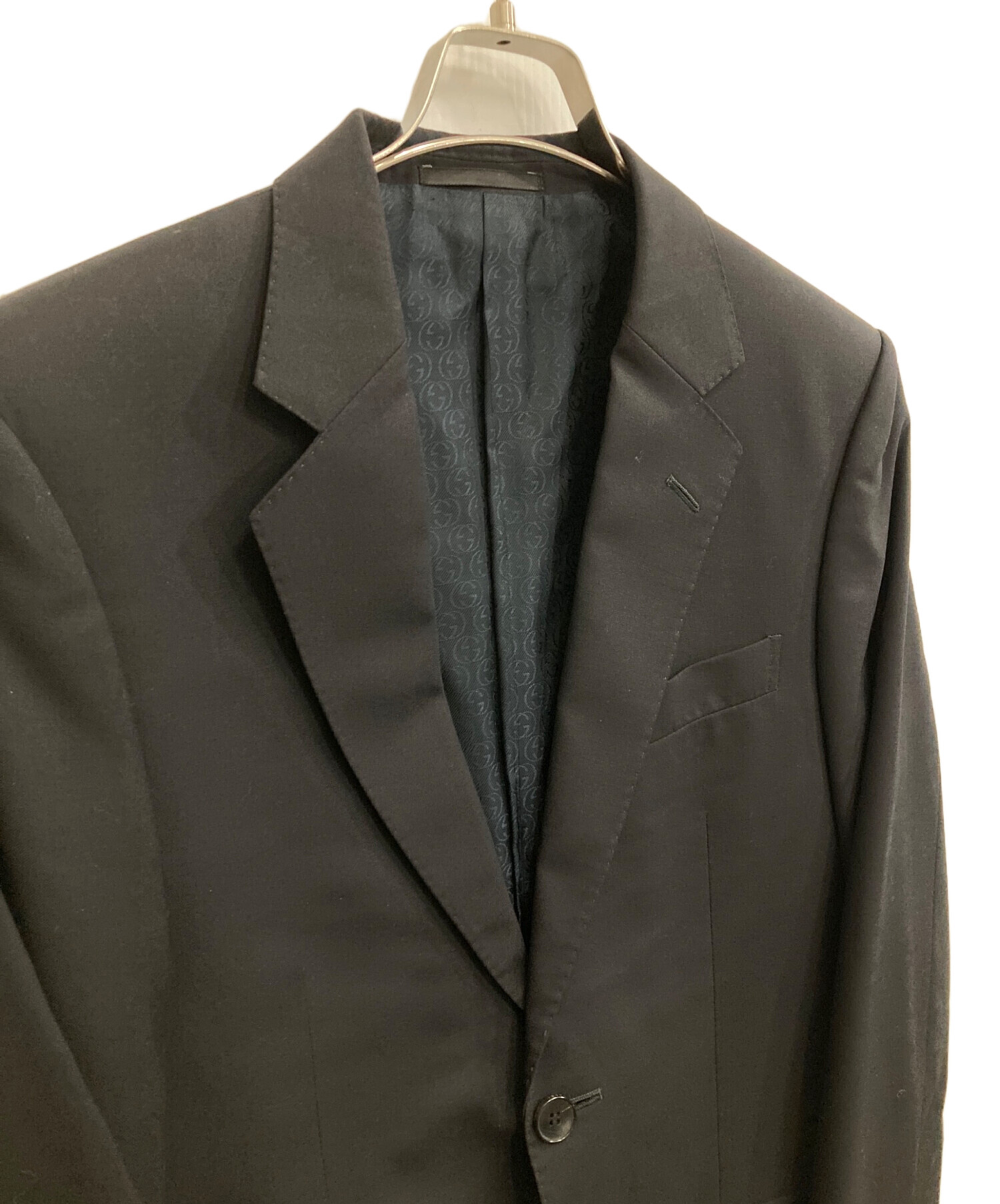 中古・古着通販】GUCCI (グッチ) テーラードジャケット ブラック