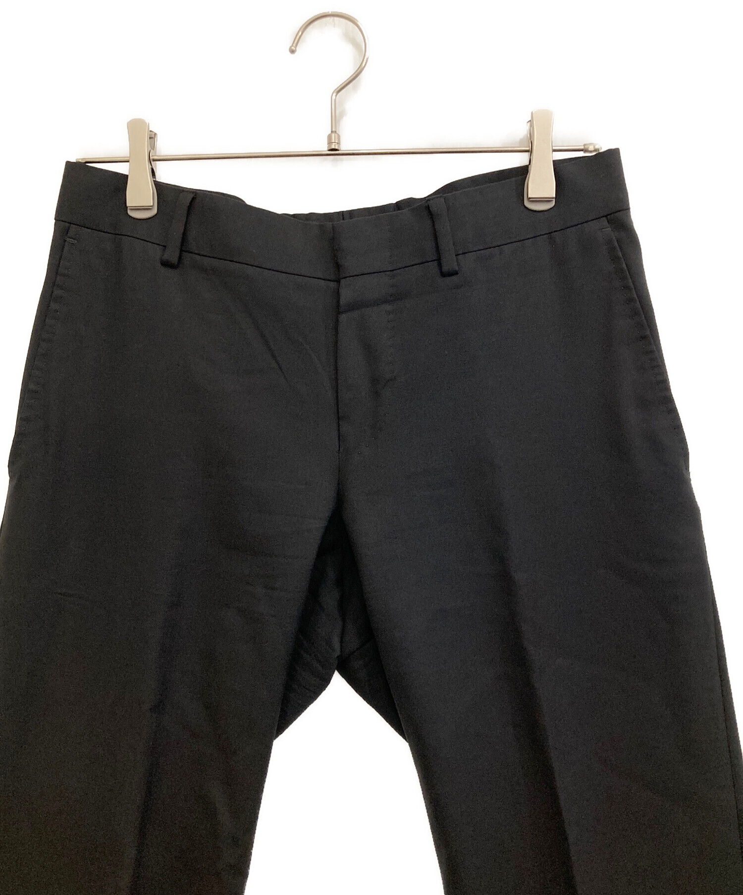 GUCCI ブラック スラックス サイズ50 中古・古着通販】GUCCI (グッチ) スラックス ブラック サイズ:44