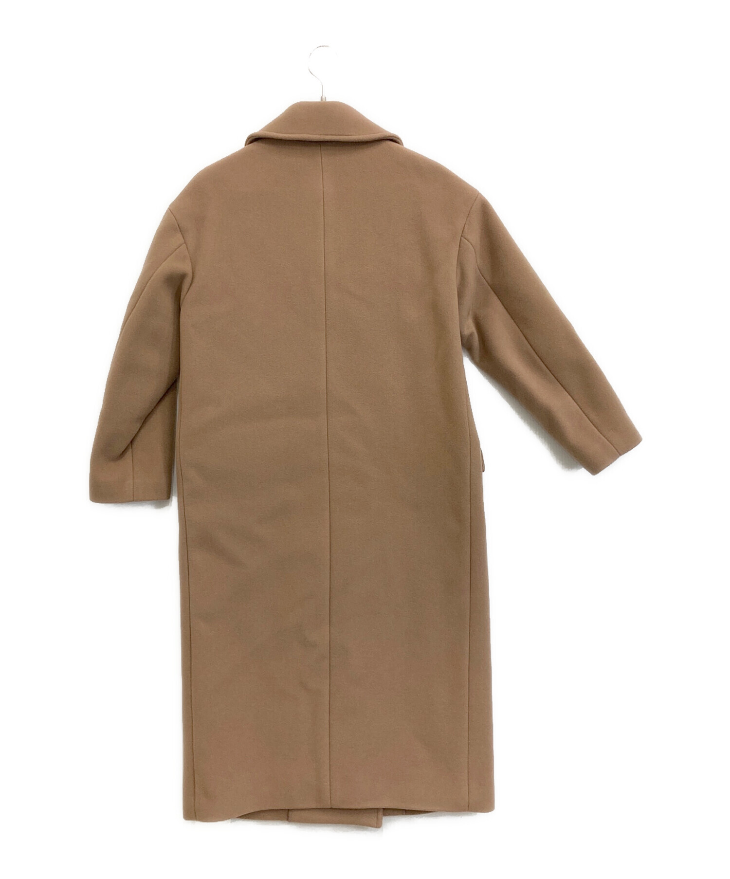 中古・古着通販】Noble (ノーブル) カシミヤ混コート ブラウン サイズ 