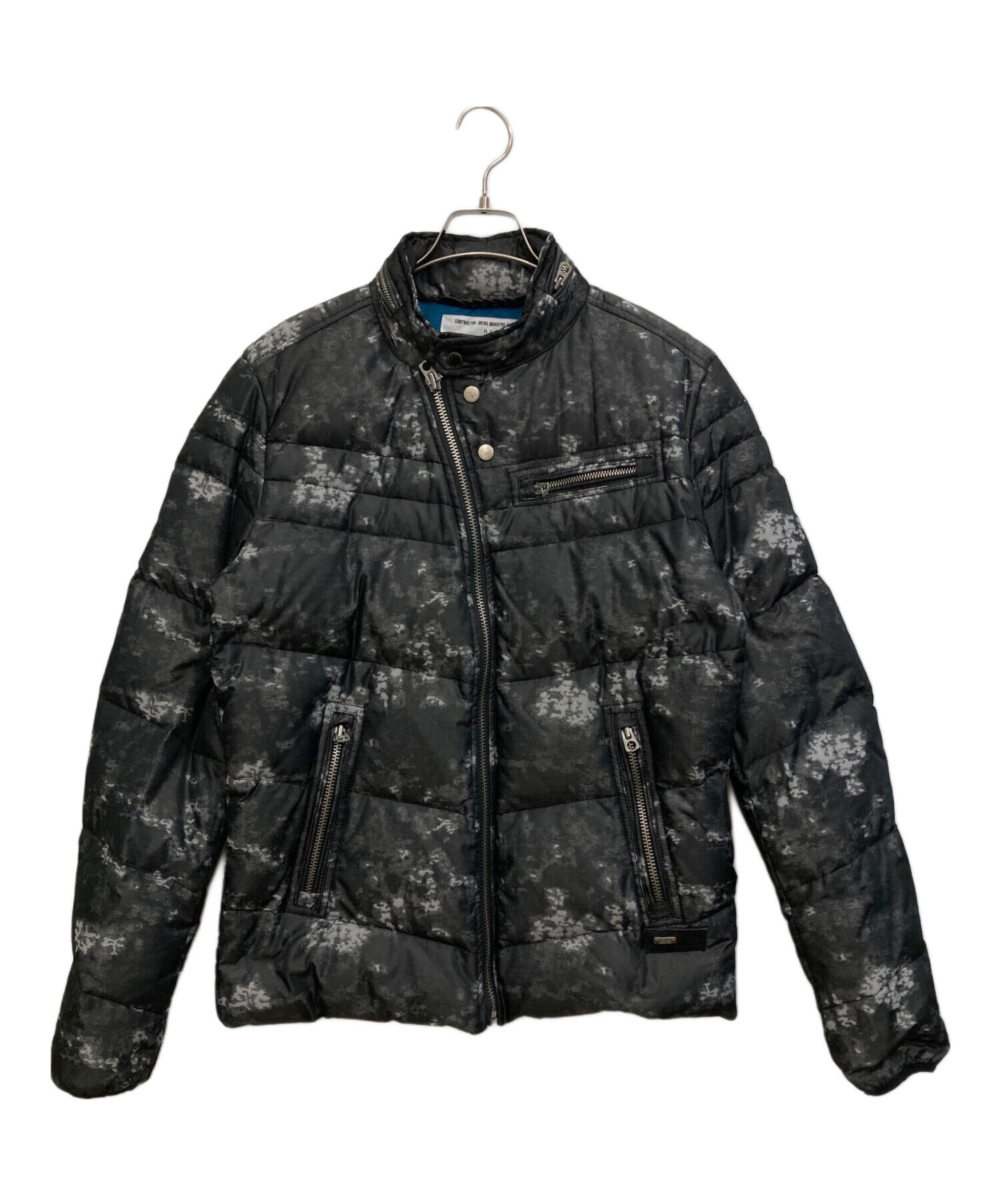 中古・古着通販】DIESEL (ディーゼル) ダウンジャケット ブラック 