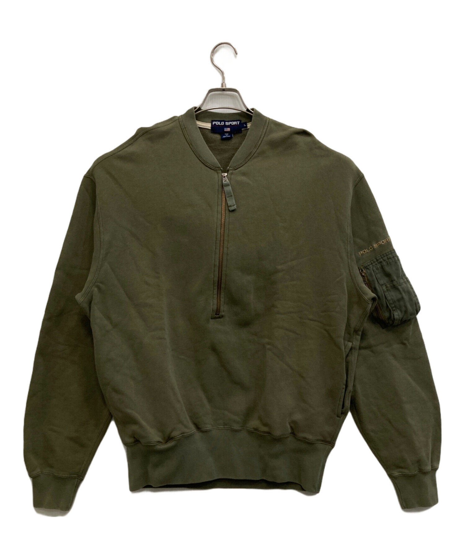 中古・古着通販】POLO SPORT (ポロスポーツ) ハーフジップスウェット