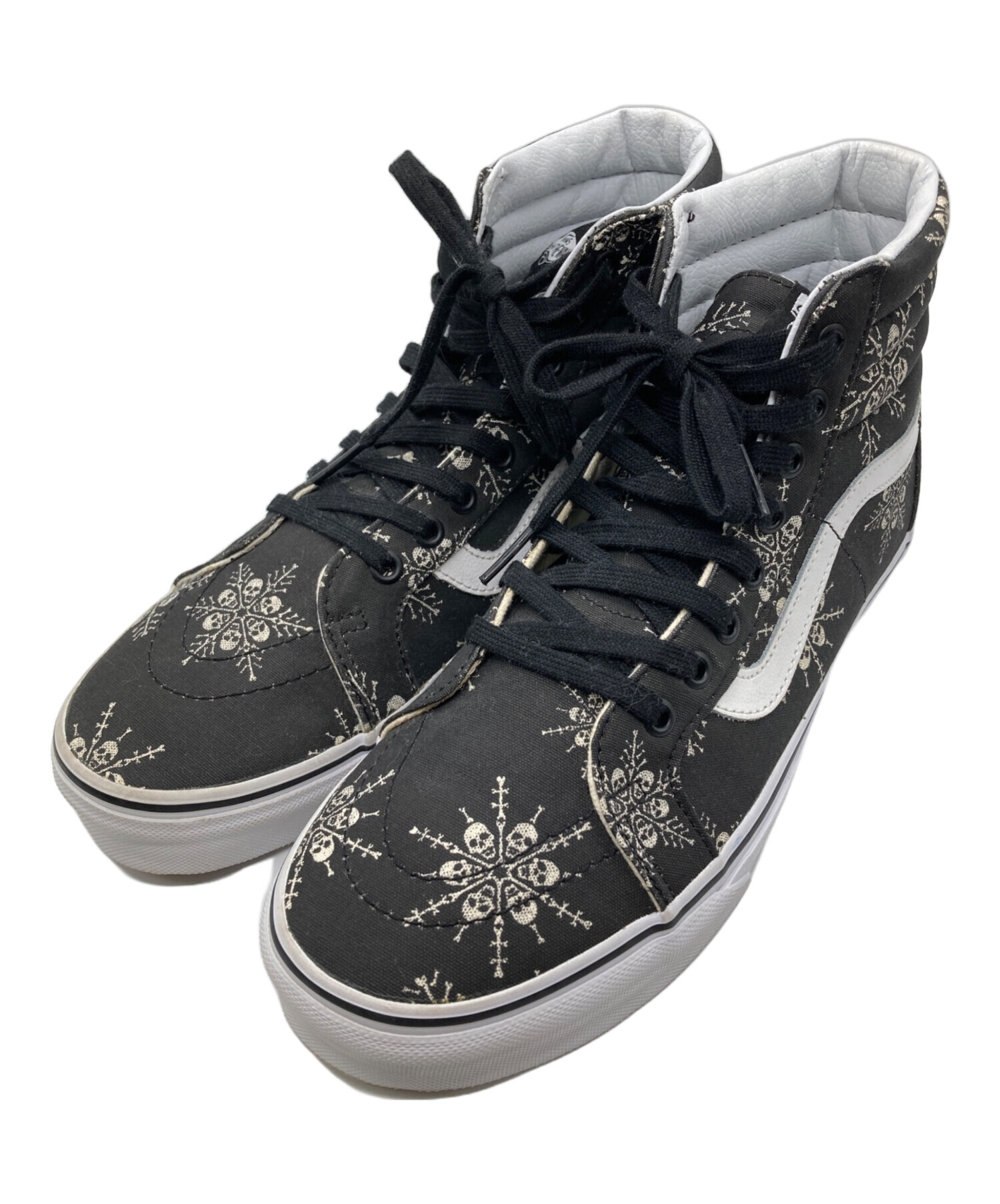 中古・古着通販】VANS (ヴァンズ) スカル総柄ハイカットスニーカー