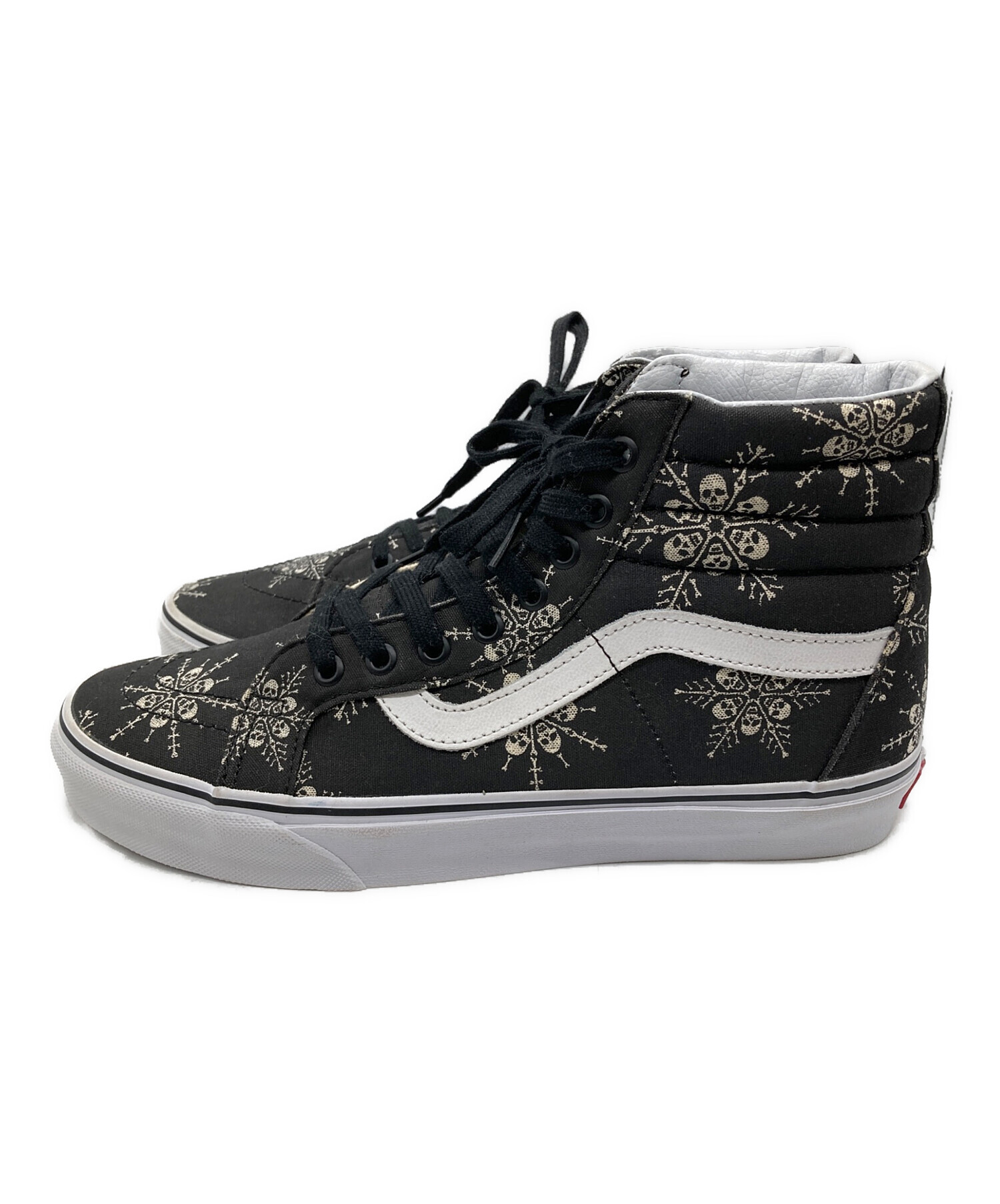 　VANS  スカル柄　ハイカットスニーカー　新品未使用 中古・古着通販】VANS (ヴァンズ) スカル総柄ハイカットスニーカー