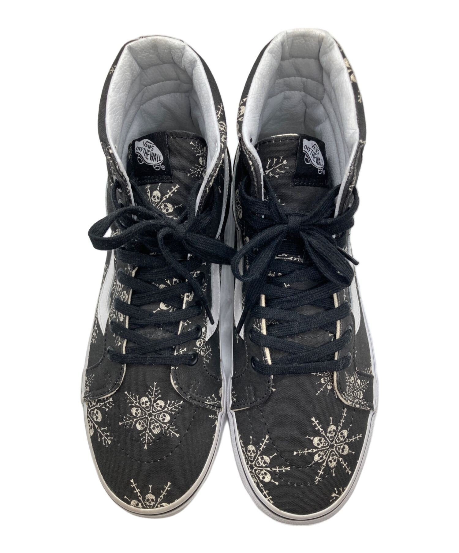 中古・古着通販】VANS (ヴァンズ) スカル総柄ハイカットスニーカー