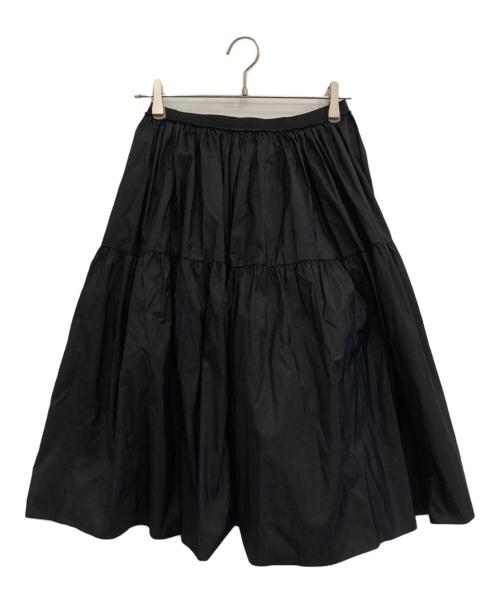 中古・古着通販】FOXEY (フォクシー) シルクタフタスカート ブラック