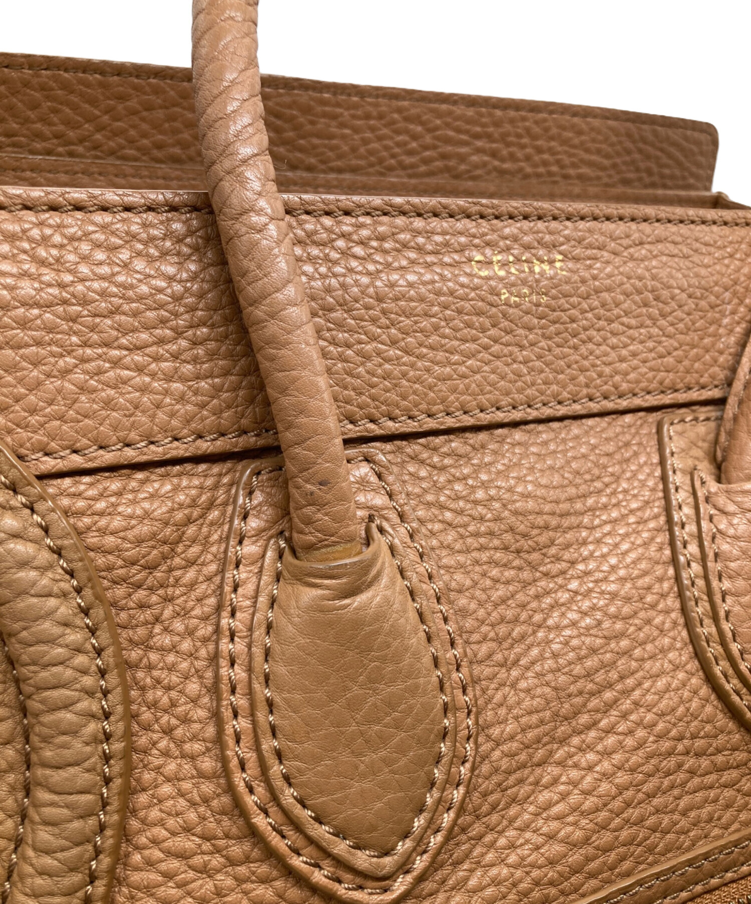 Celine ブラウン ハンドバッグ 円筒形 レア 中古・古着通販】CELINE (セリーヌ) ハンドバッグ ブラウン｜ブランド