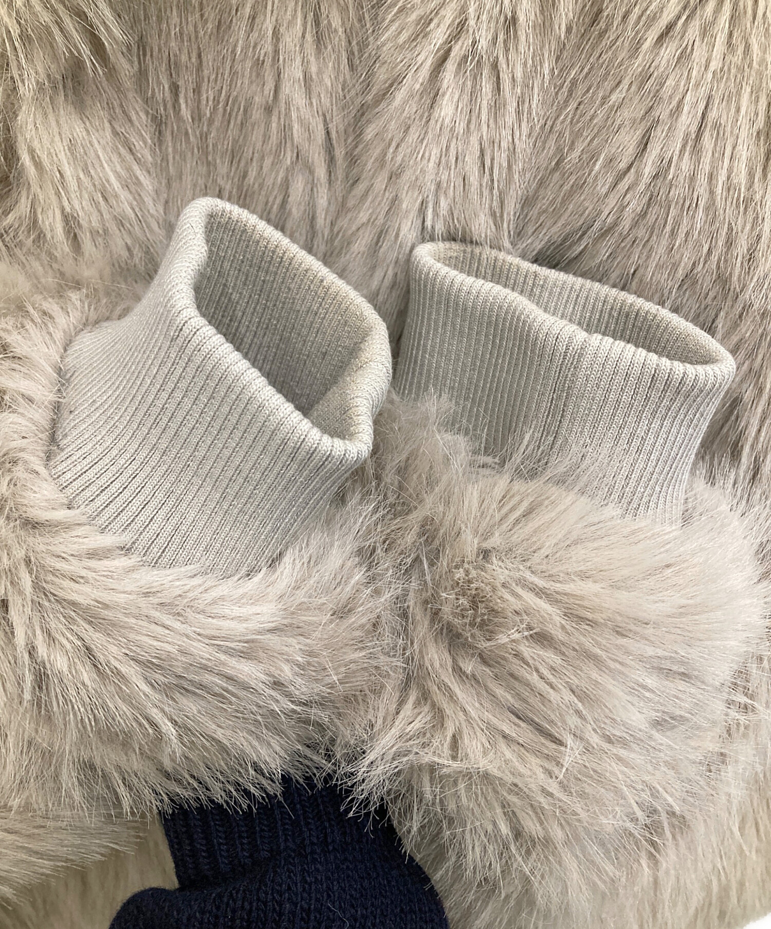 中古・古着通販】UGG (アグ) フェイクファージャケット ベージュ