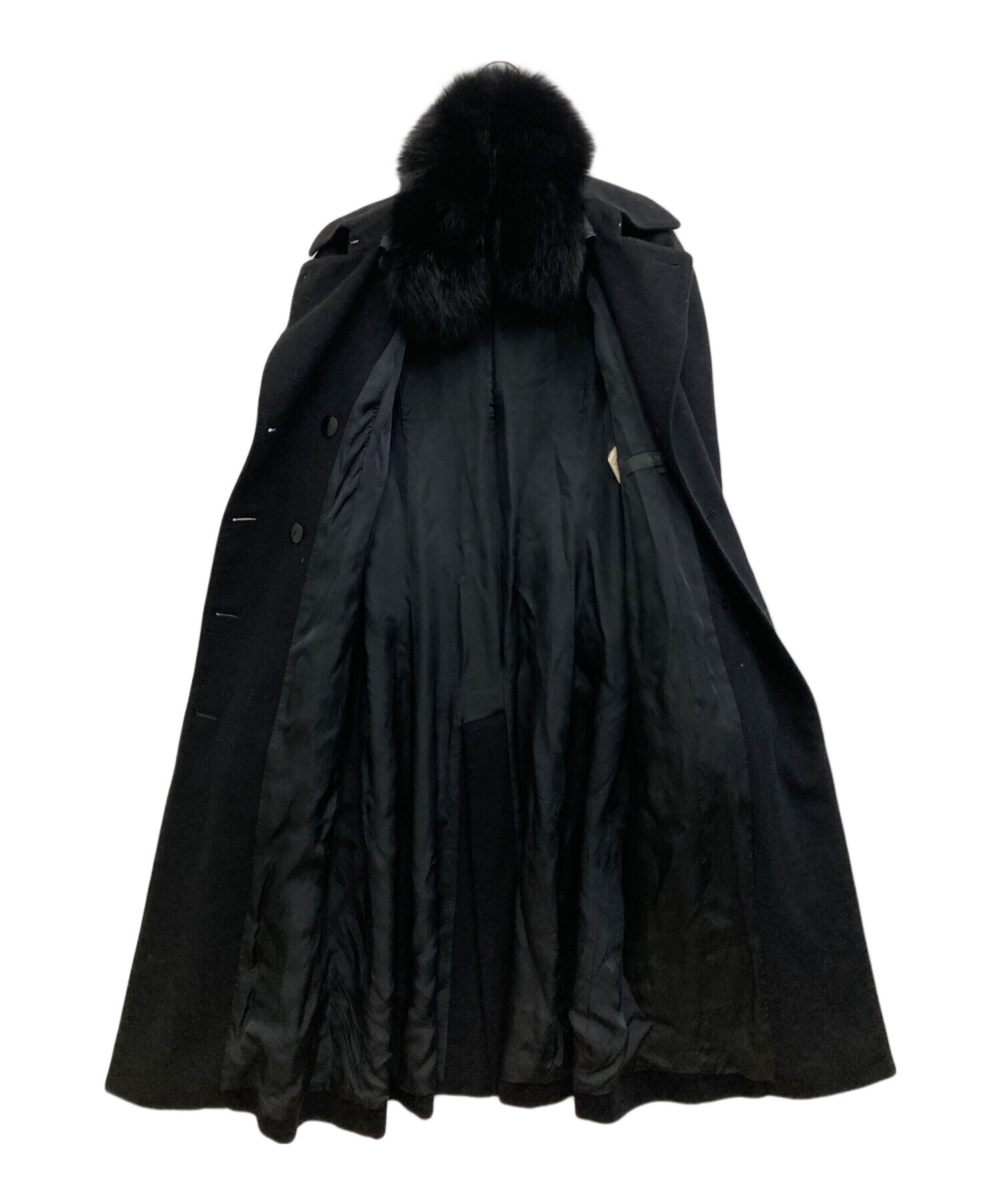 中古・古着通販】ANAYI (アナイ) フォックスファー付きカシミヤコート