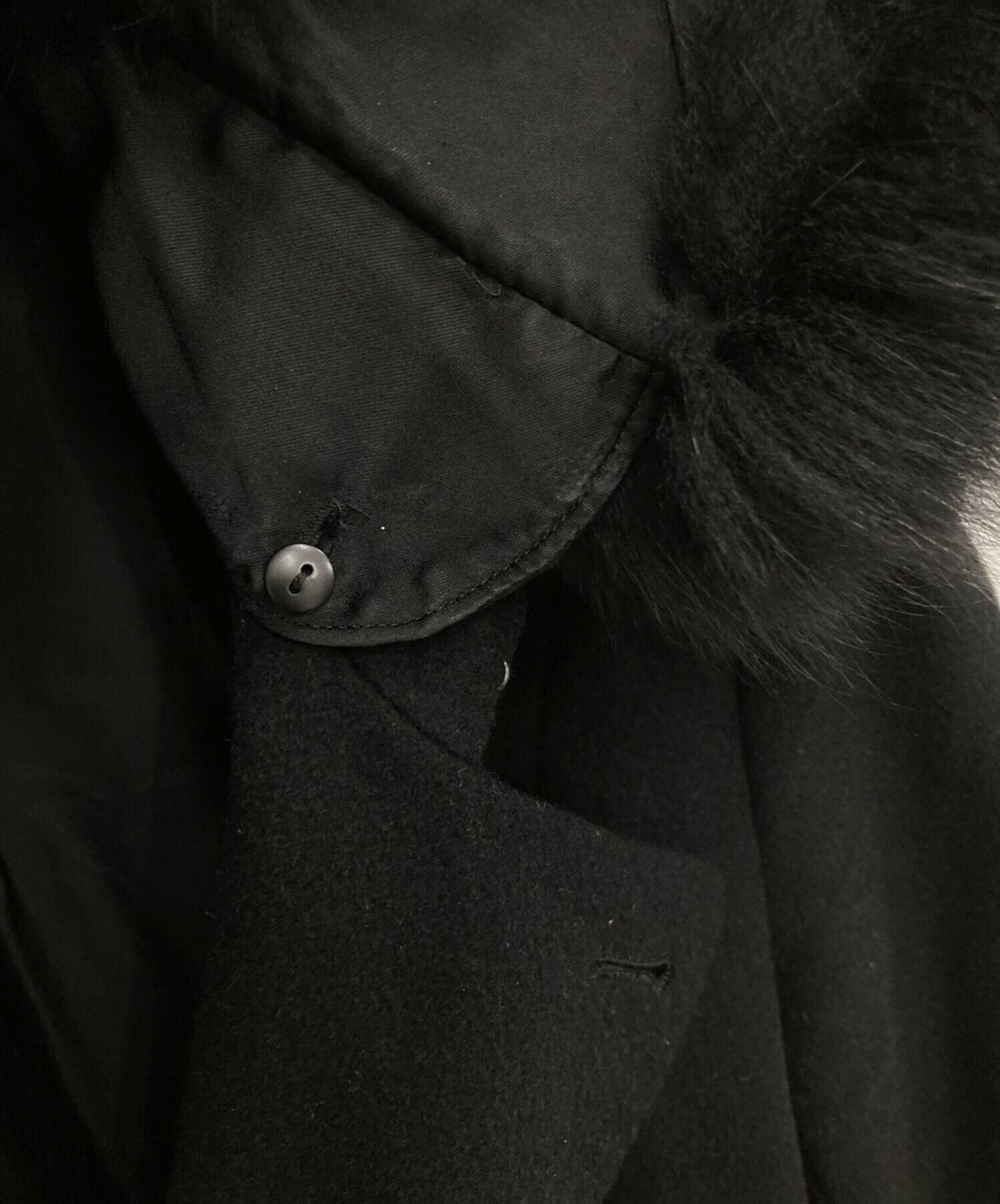 中古・古着通販】ANAYI (アナイ) フォックスファー付きカシミヤコート