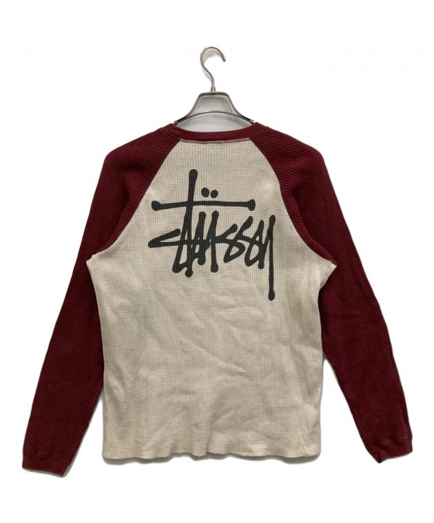 中古・古着通販】stussy (ステューシー) サーマルラグランカットソー