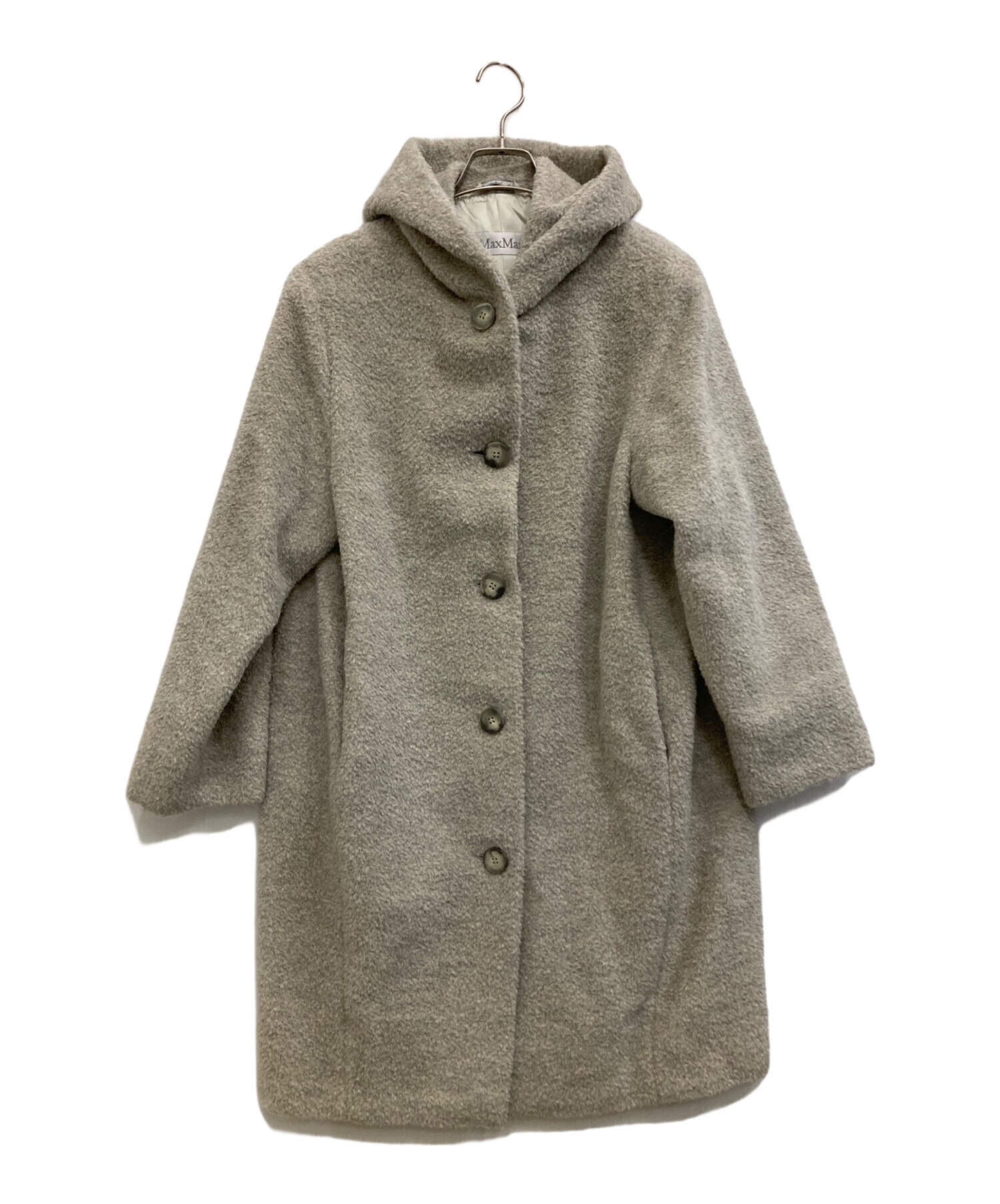 中古・古着通販】MaxMara (マックスマーラ) アルパカ混フーデッド