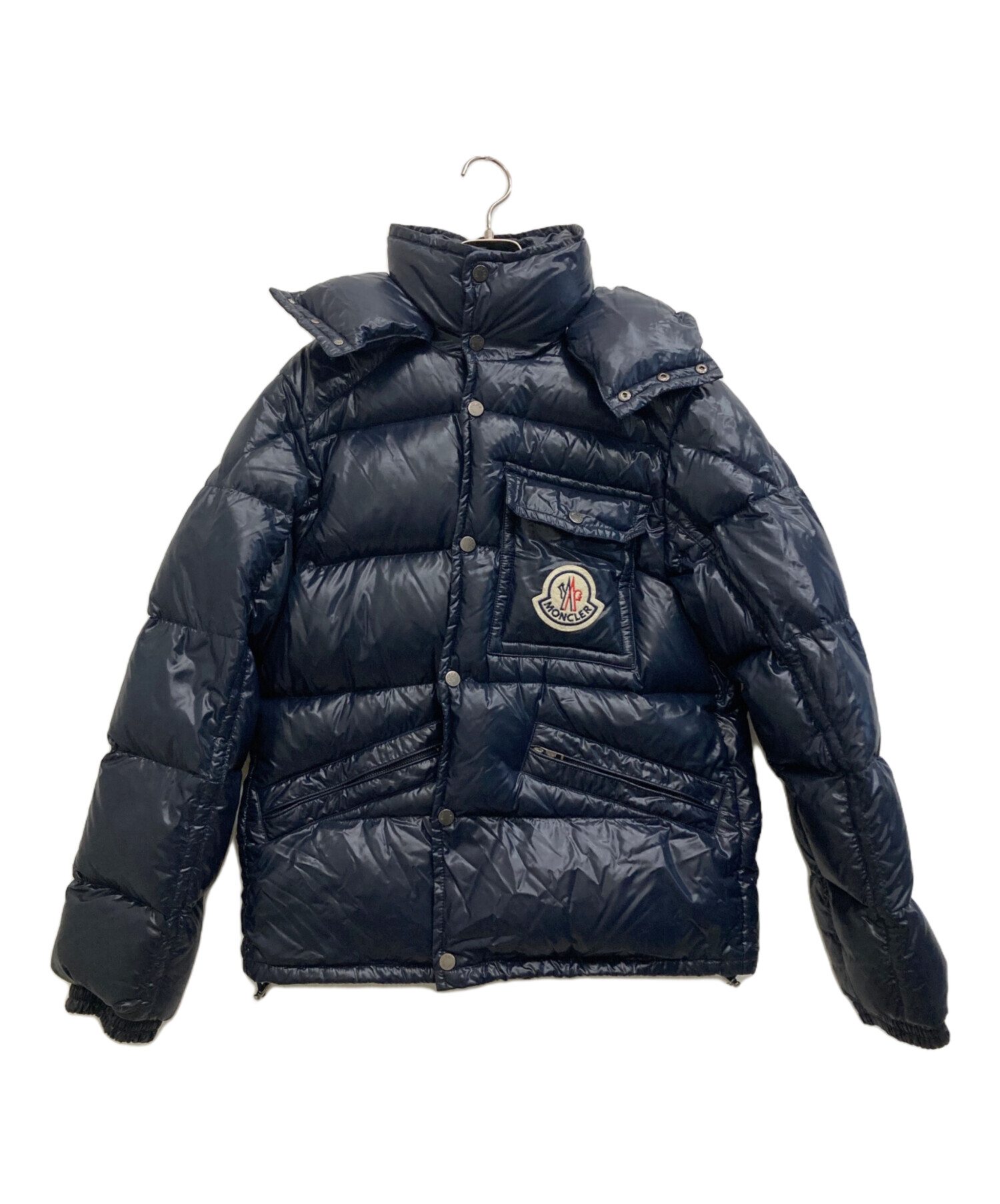 モンクレール　ダウンジャケット K2 中古・古着通販】MONCLER (モンクレール) K2ダウンジャケット ネイビー