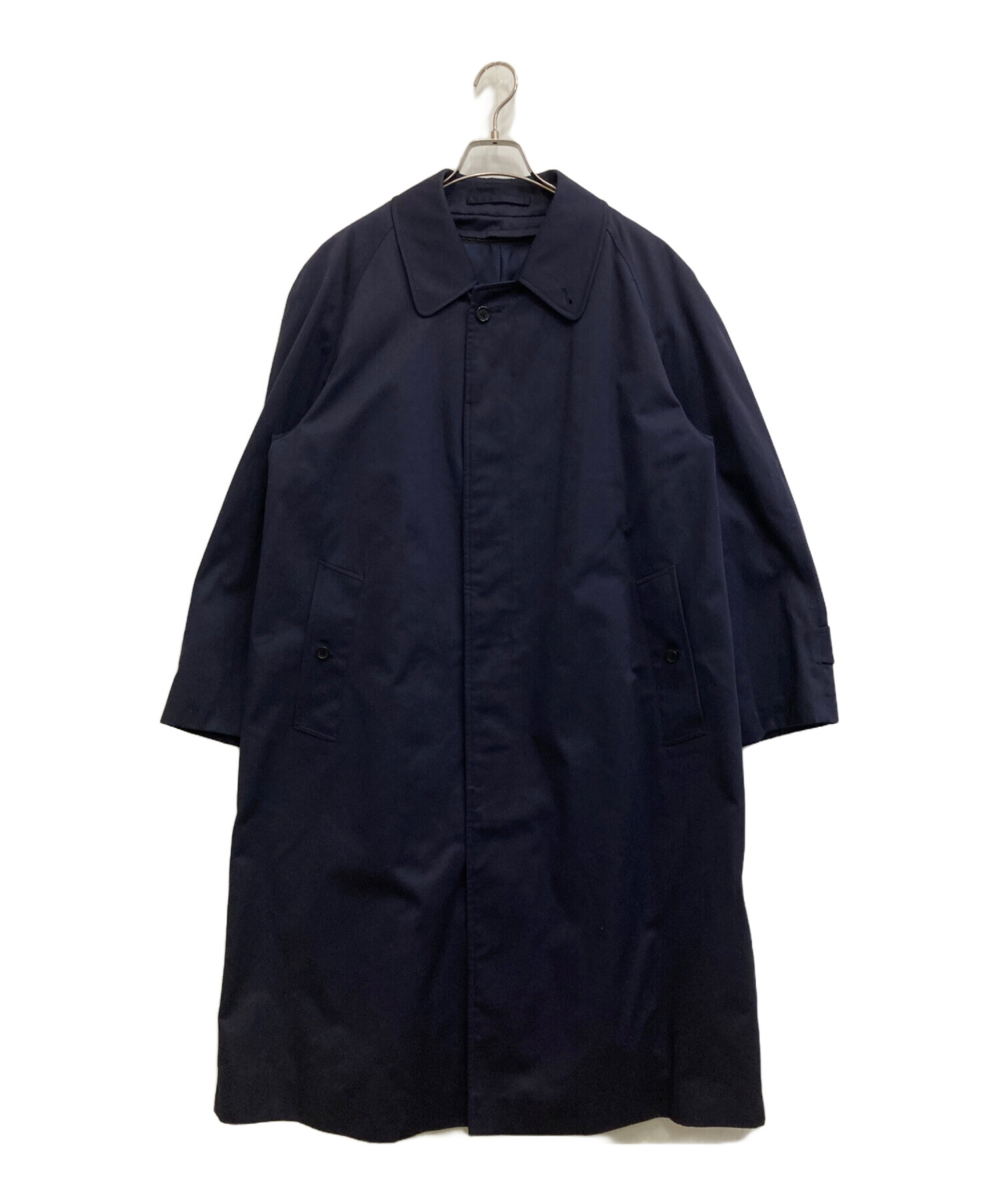 中古・古着通販】Burberry's (バーバリー) 比翼コート ネイビー サイズ