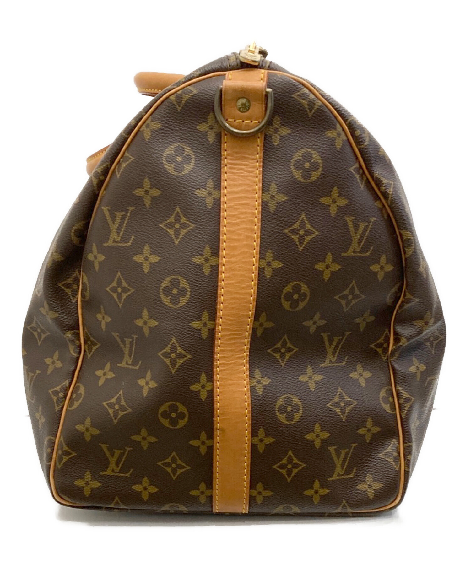 Louis Vuitton ボストンバッグ ブラウン 中型 中古・古着通販】LOUIS VUITTON (ルイ ヴィトン) ボストンバッグ