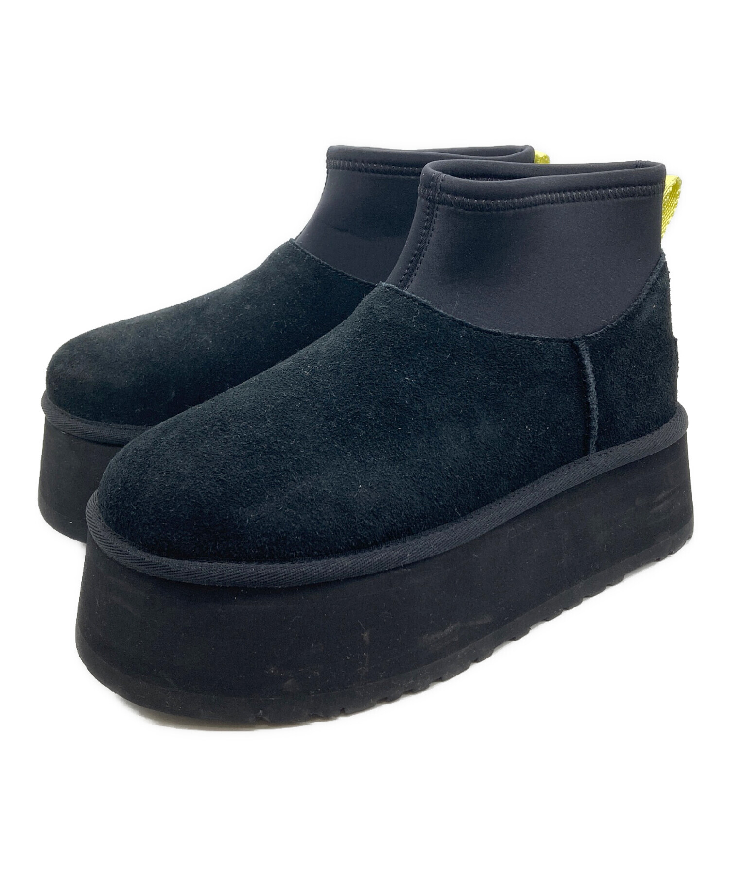 中古・古着通販】UGG (アグ) CLASSIC MINI DIPPER ブラック サイズ:23