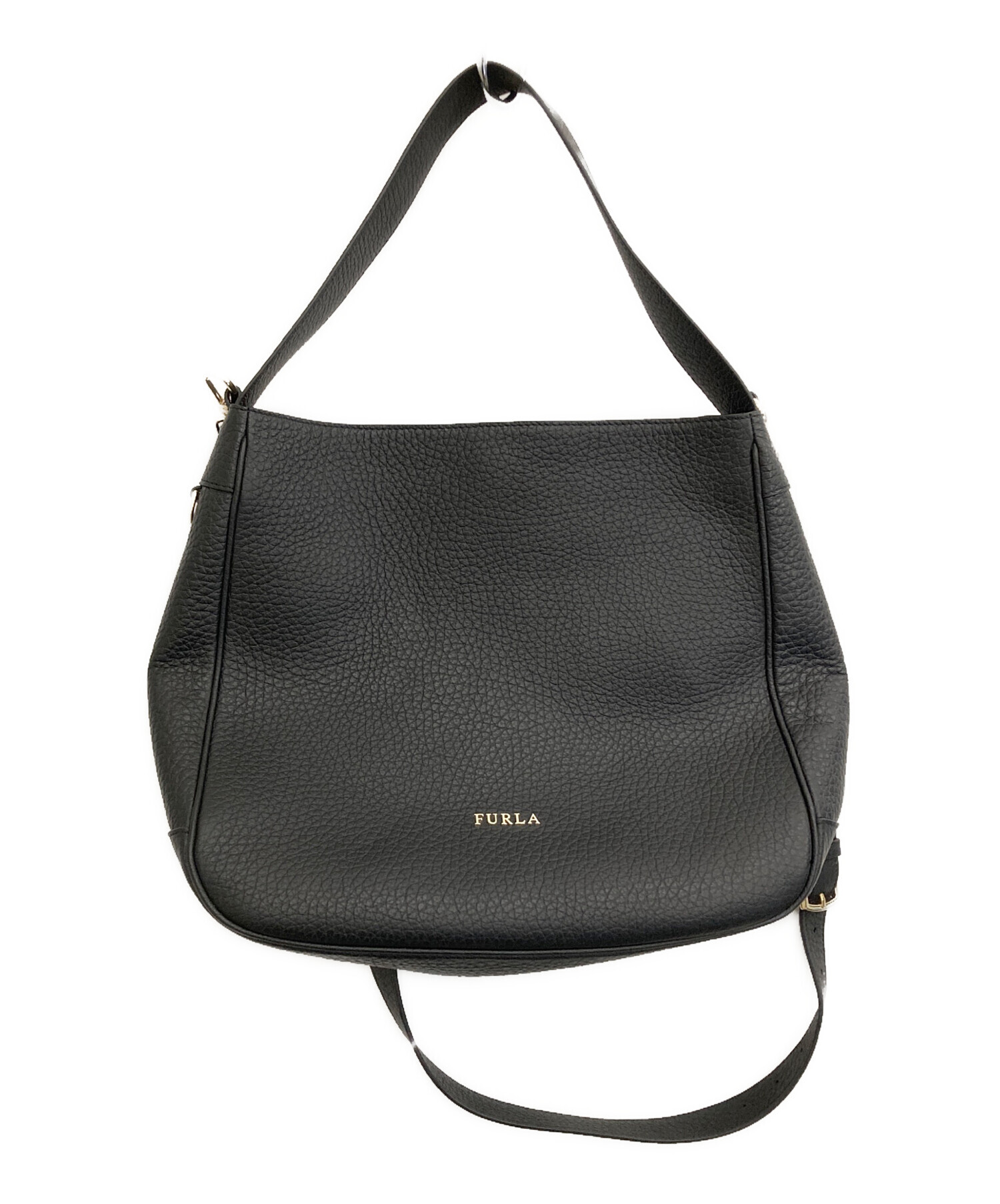 中古・古着通販】FURLA (フルラ) シボレザー2WAYバッグ ブラック