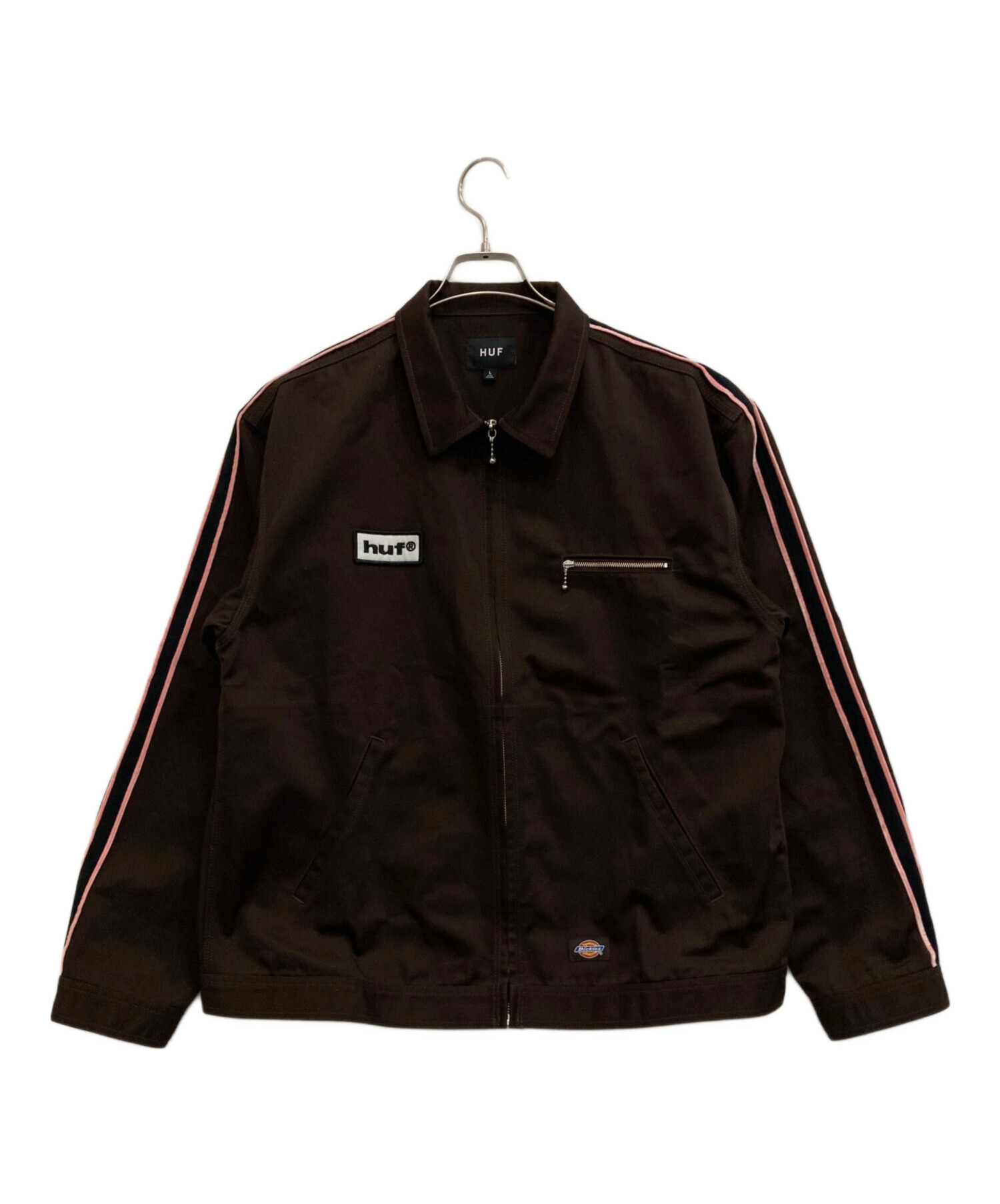 中古・古着通販】HUF (ハフ) Dickies (ディッキーズ) ジップアップ 