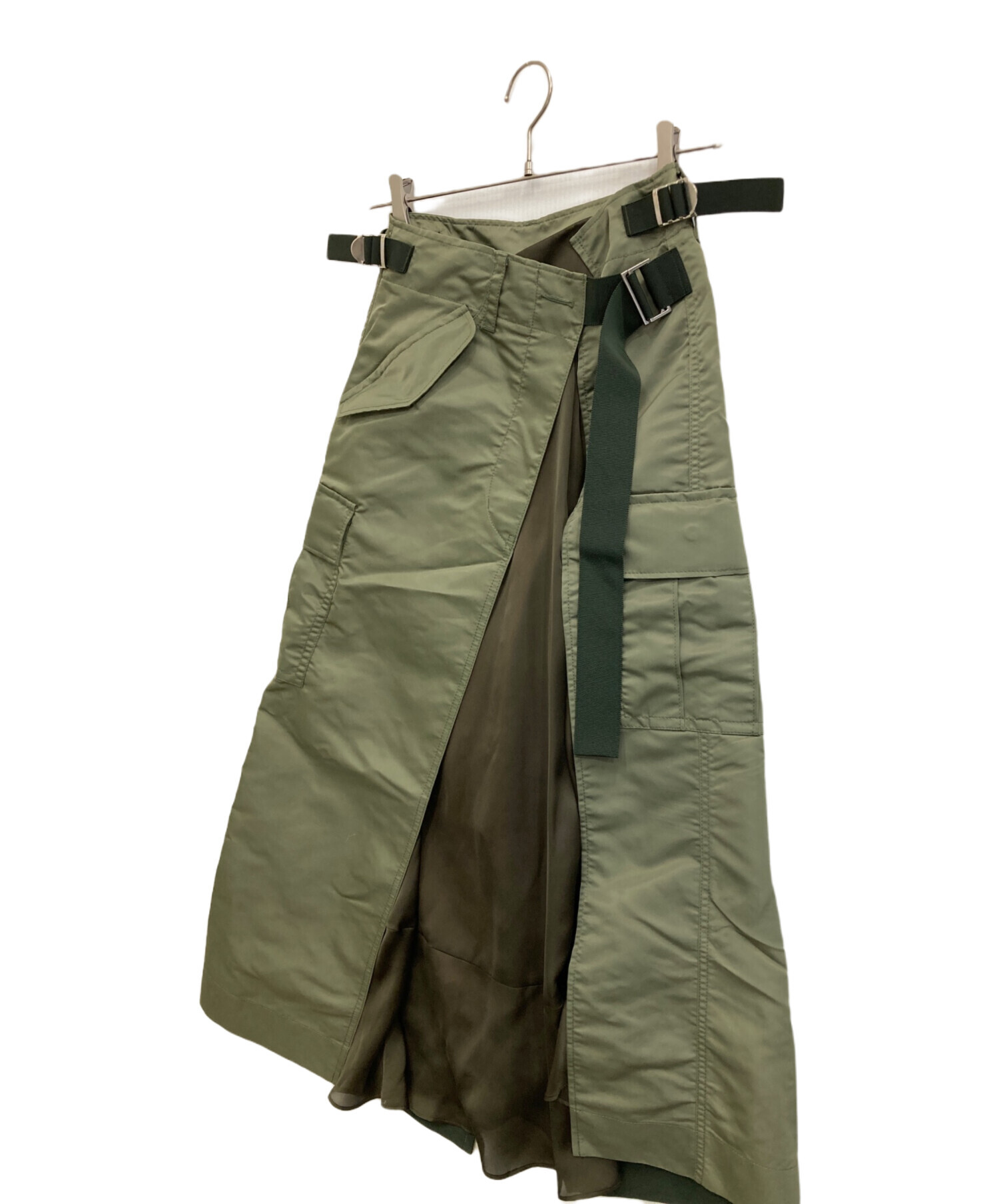 中古・古着通販】sacai (サカイ) MA1ドッキングラップスカート