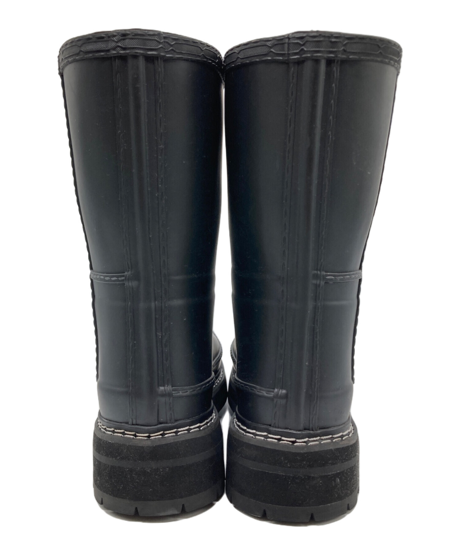 中古・古着通販】HUNTER (ハンター) レインブーツ ブラック サイズ:22