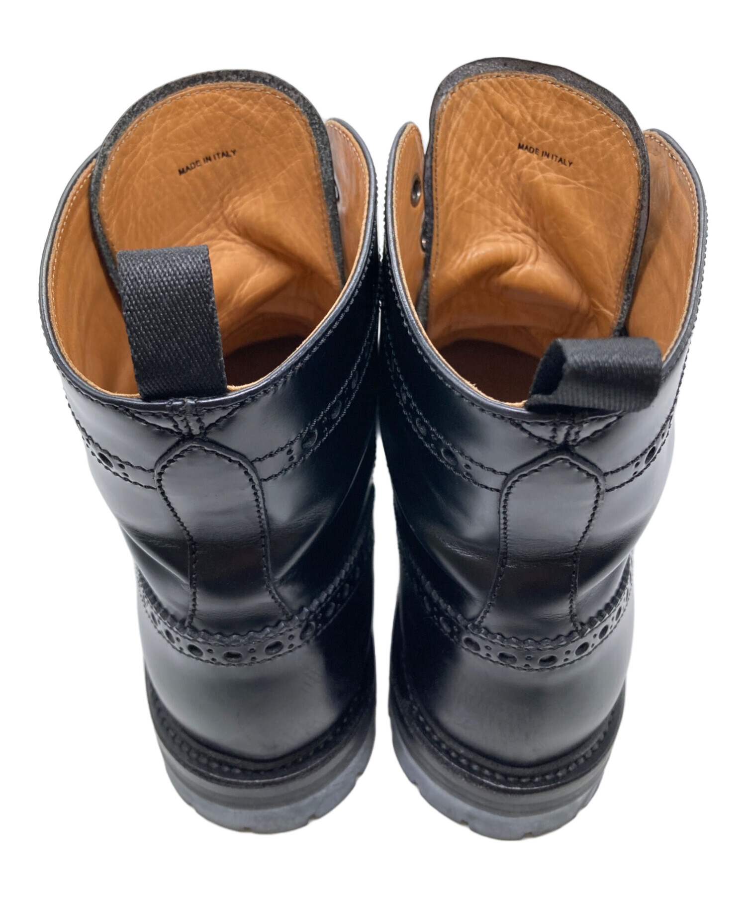 中古・古着通販】Church's (チャーチ) ウィングチップブーツ ブラック