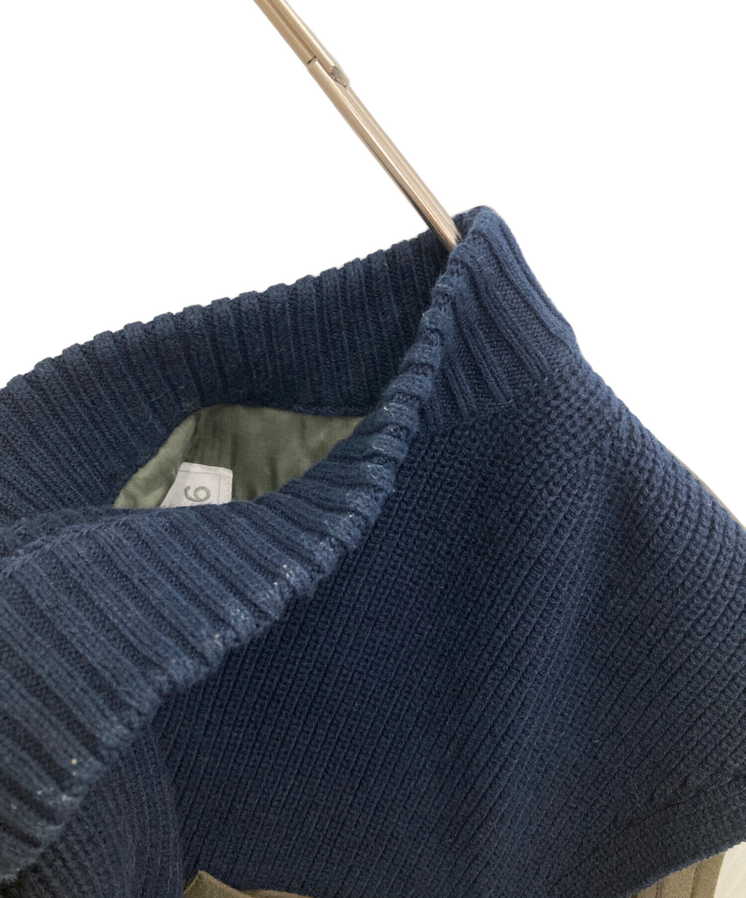 中古・古着通販】sacai (サカイ) バックプリーツ ニット切替 プル