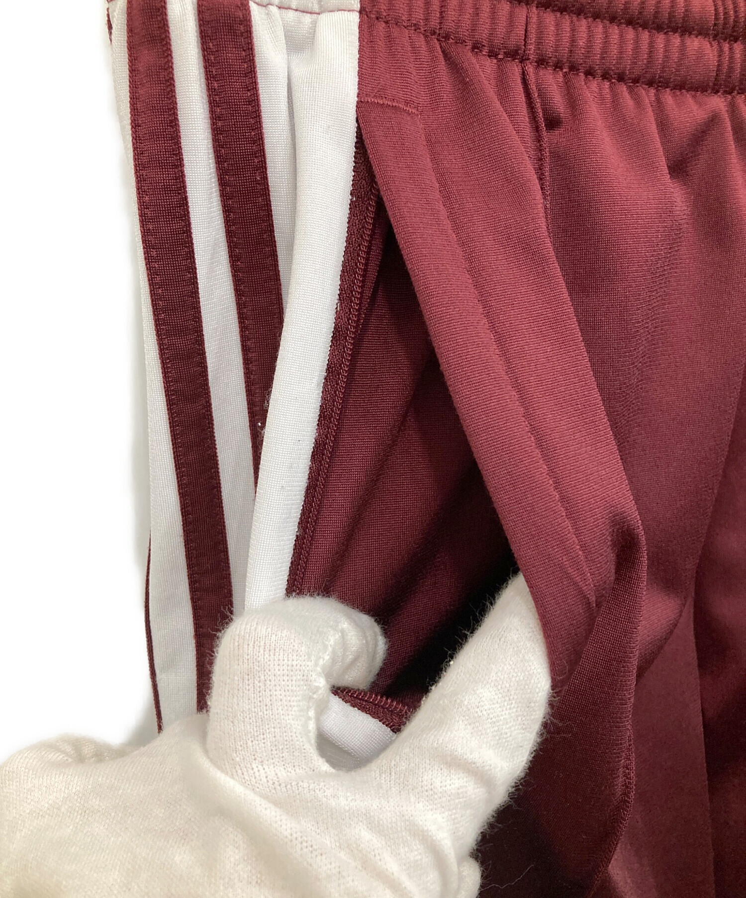 中古・古着通販】adidas (アディダス) トラックパンツ レッド サイズ