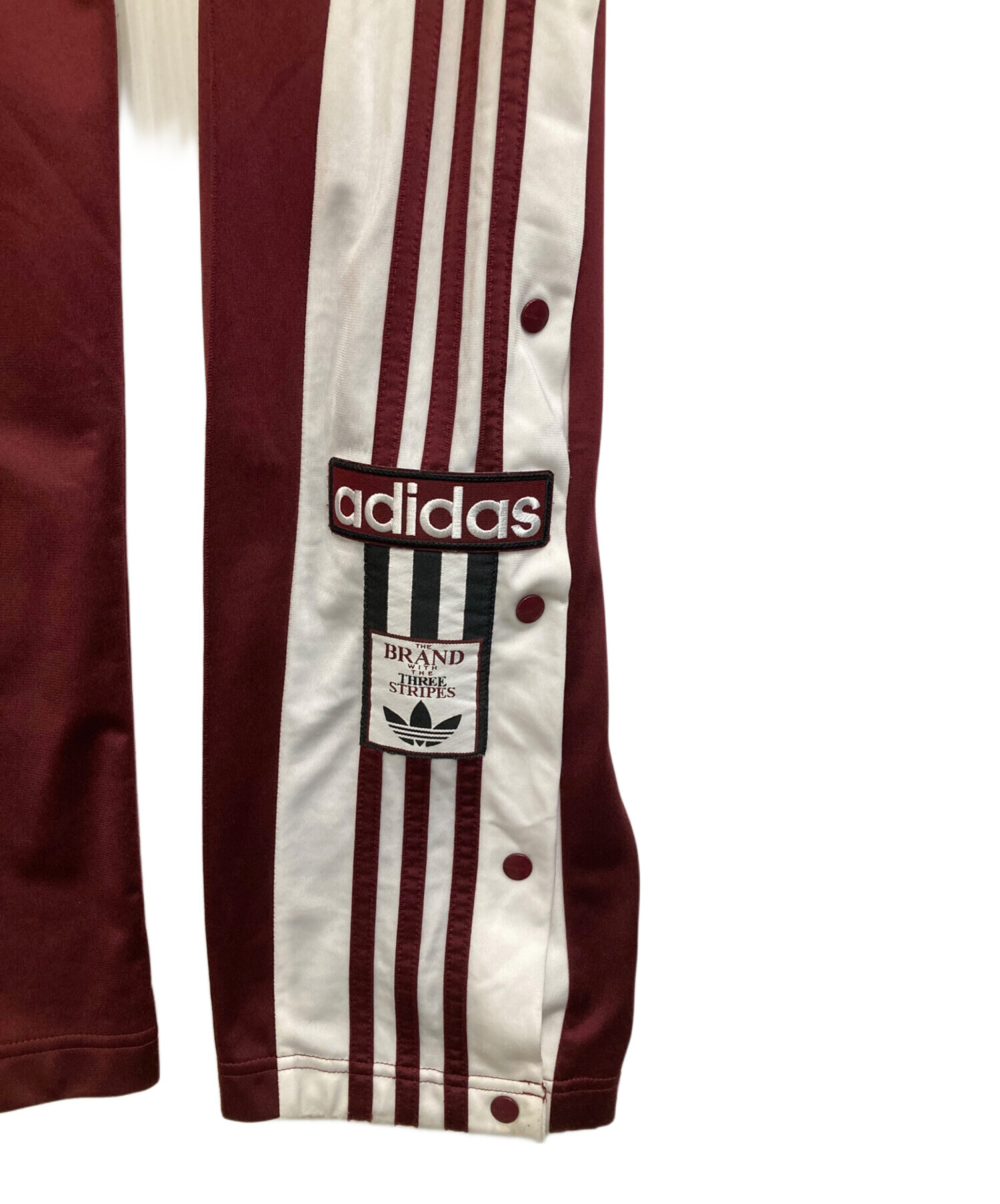 中古・古着通販】adidas (アディダス) トラックパンツ レッド サイズ