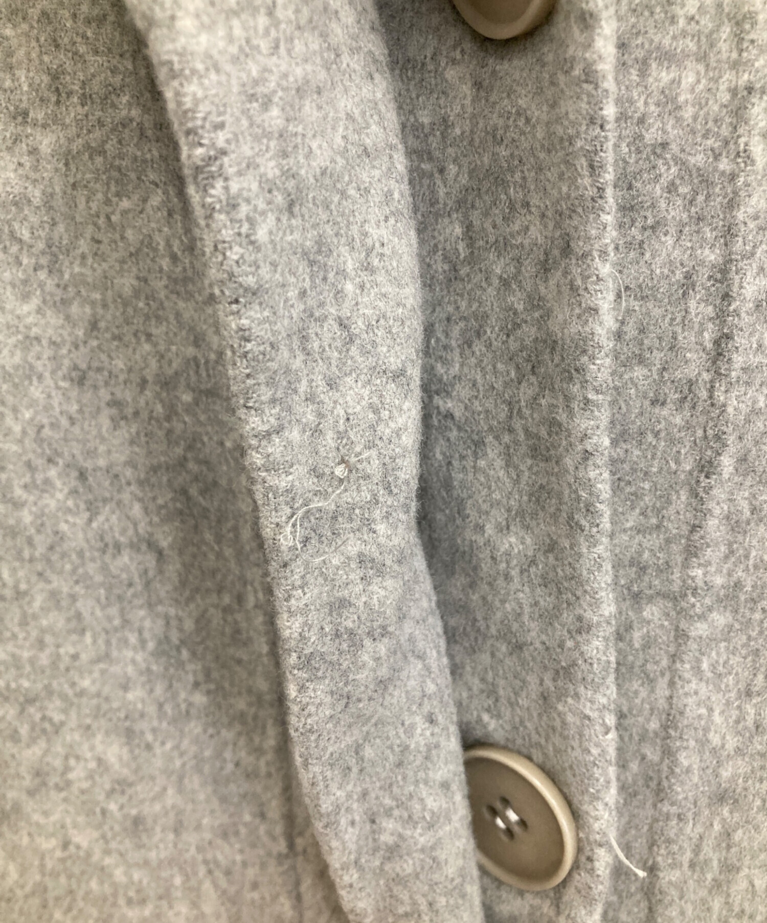 中古・古着通販】theory (セオリー) カシミヤ混コート グレー サイズ:P