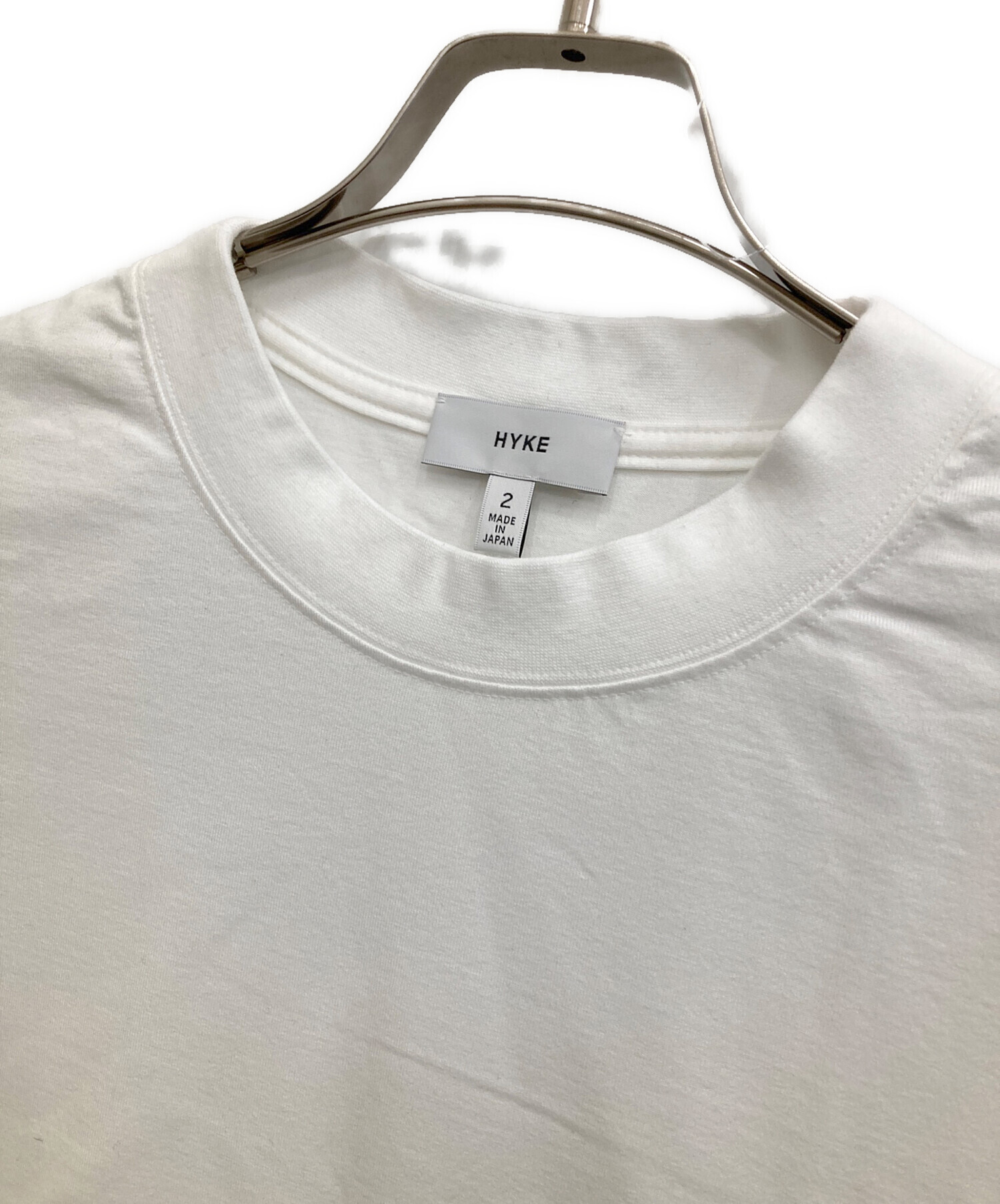 中古・古着通販】HYKE (ハイク) カットソーワンピース ホワイト サイズ